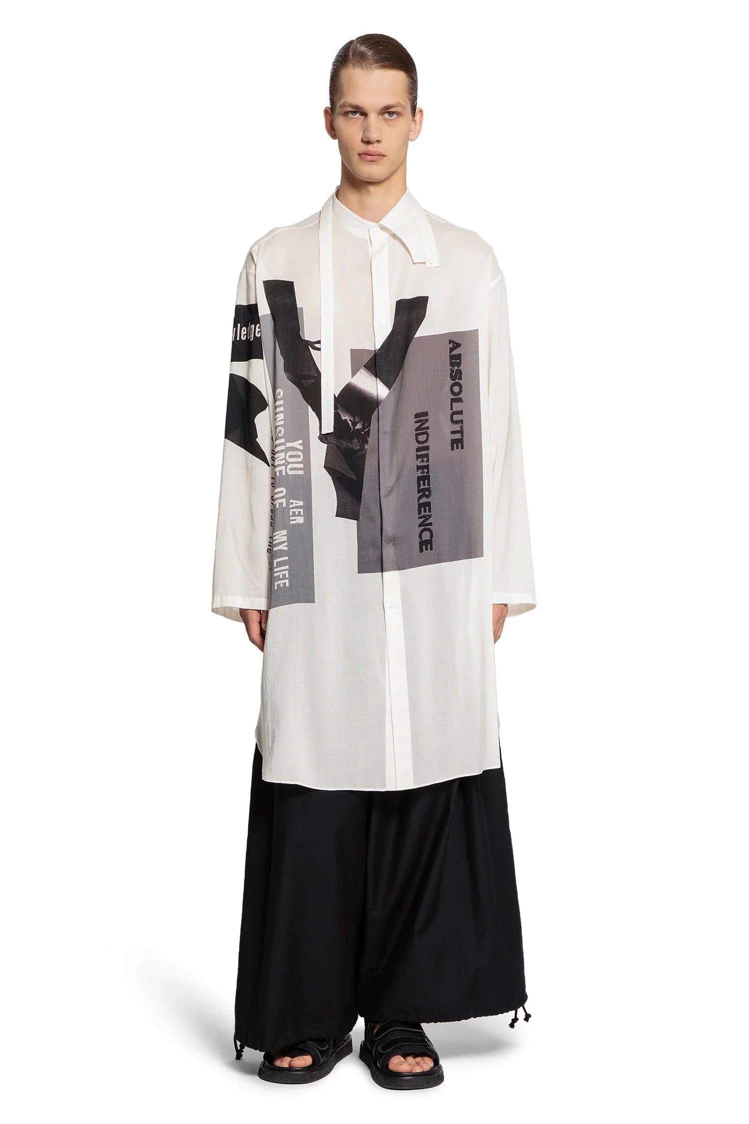 YOHJI YAMAMOTO MAN WHITE SHIRTS - Antonioli.eu