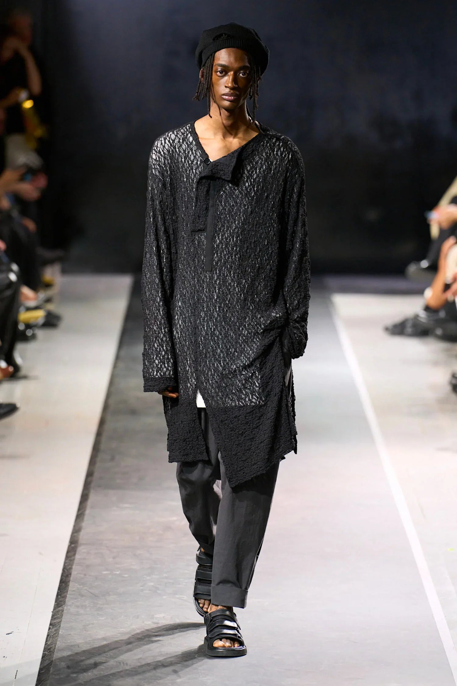 YOHJI YAMAMOTO MAN BLACK HATS - Antonioli.eu