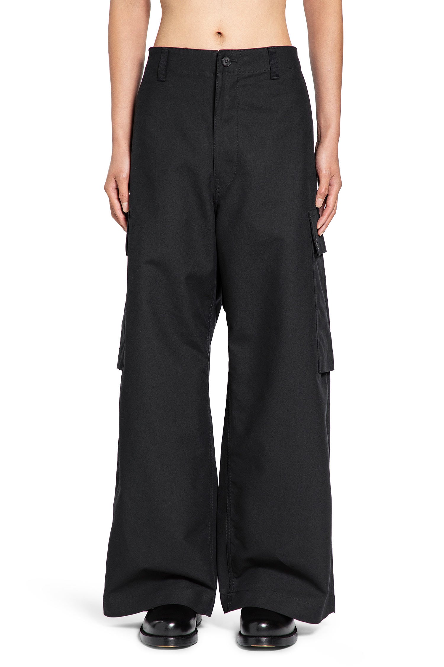 Wide Trousers in Cotton