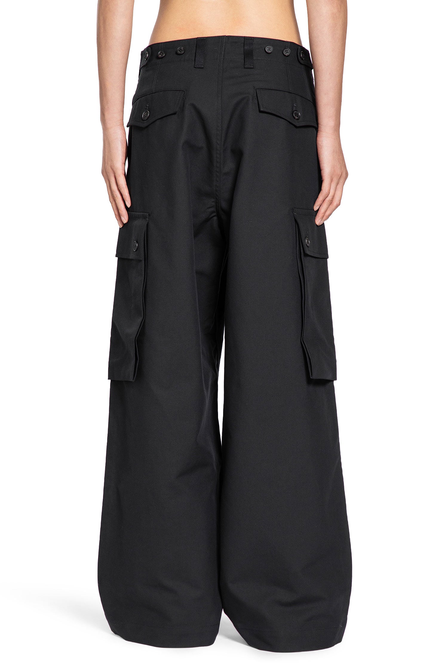 Wide Trousers in Cotton