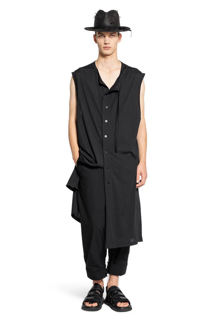 YOHJI YAMAMOTO MAN BLACK T-SHIRTS & TANK TOPS - Antonioli.eu