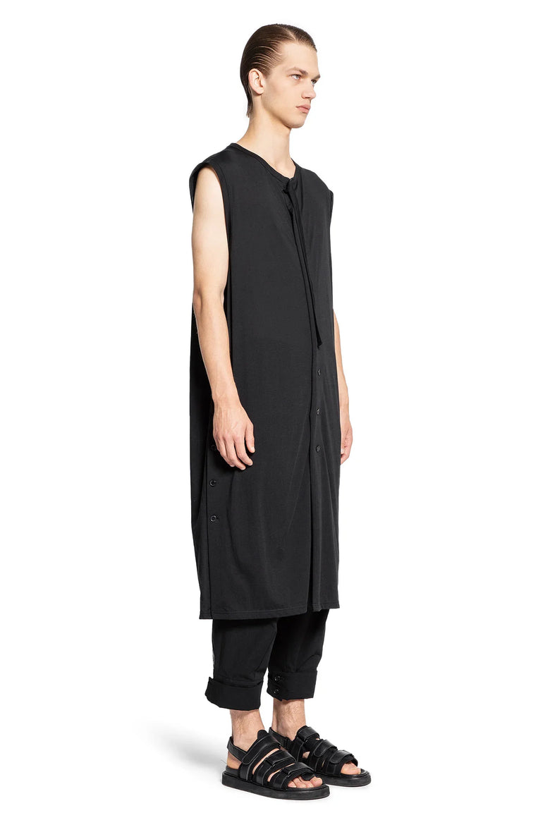 YOHJI YAMAMOTO MAN BLACK T-SHIRTS & TANK TOPS - Antonioli.eu