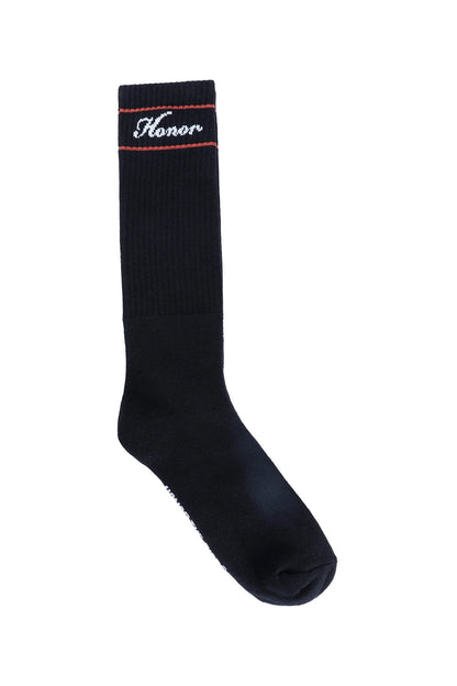 Honor Striped Ribbed socks - Antonioli.eu