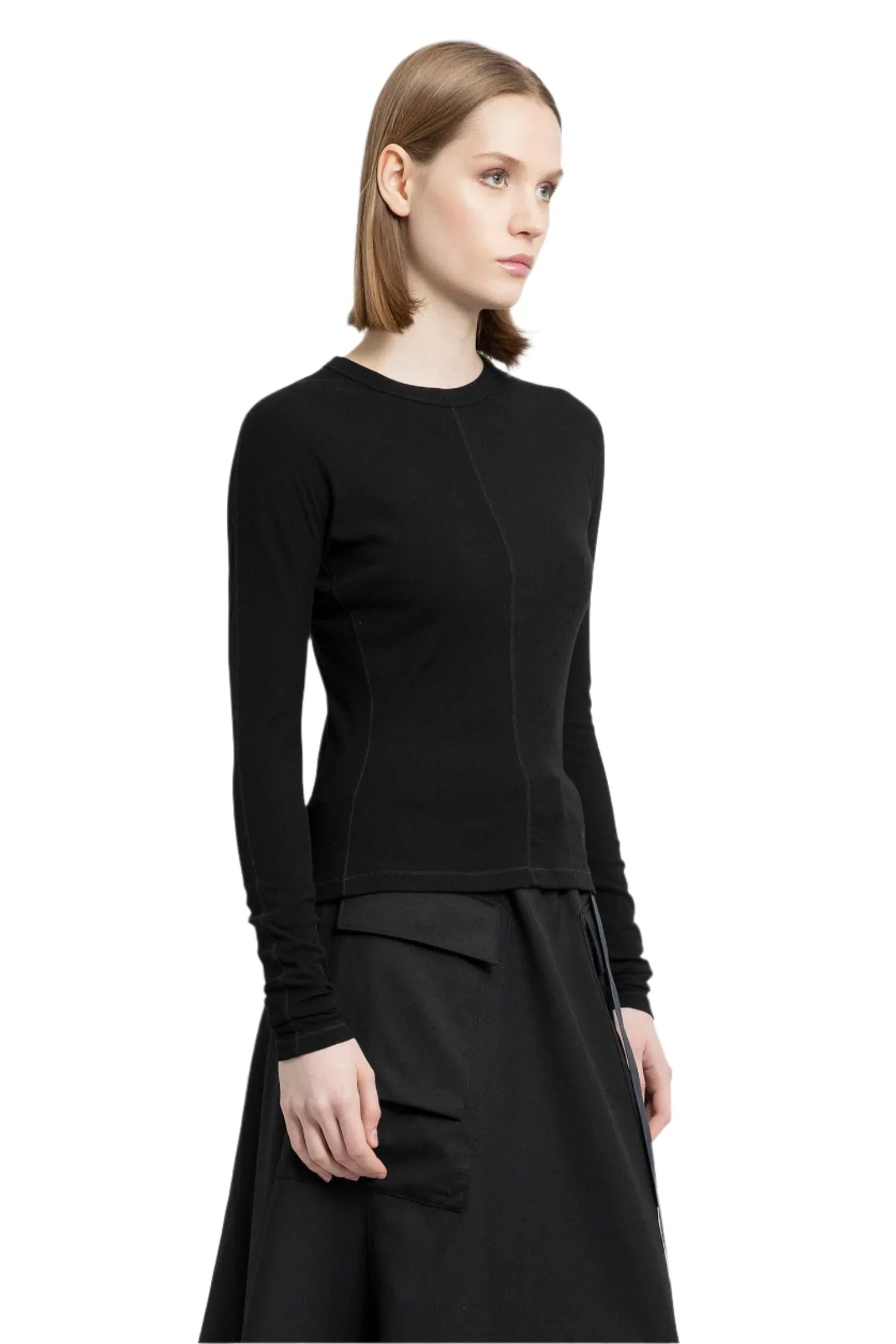 Y-3 WOMAN BLACK T-SHIRTS & TANK TOPS - Antonioli.eu