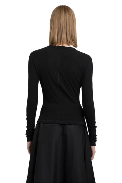 Y-3 WOMAN BLACK T-SHIRTS & TANK TOPS - Antonioli.eu