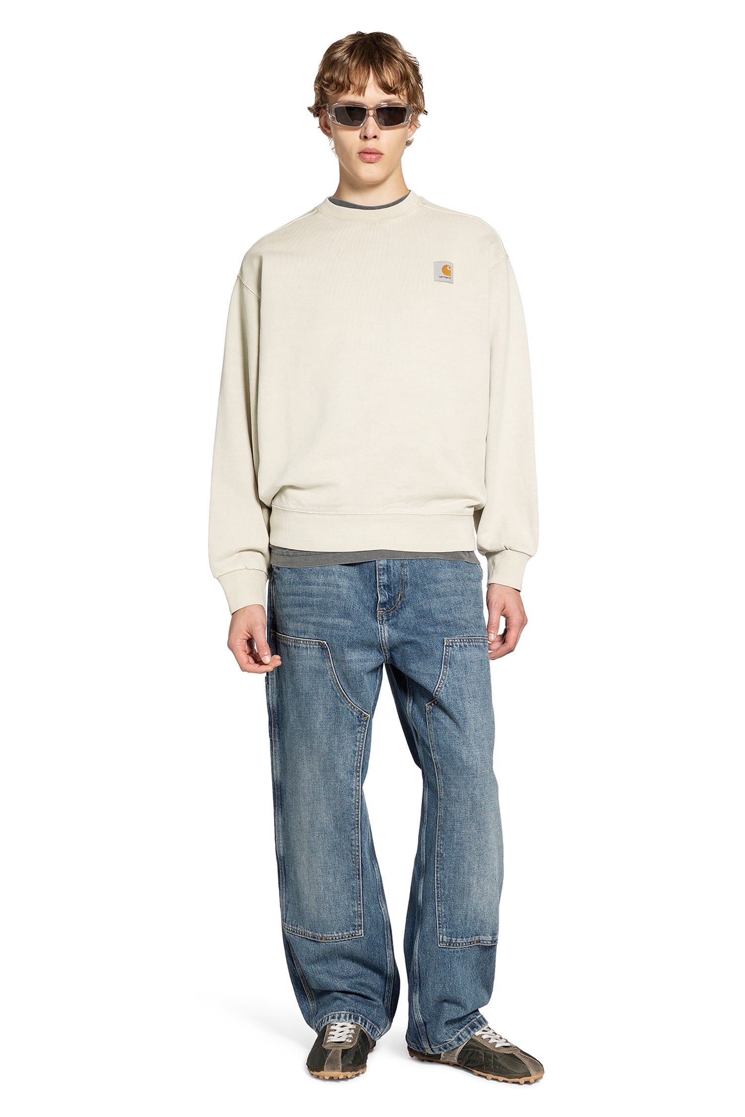 CARHARTT WIP MAN BEIGE SWEATSHIRTS