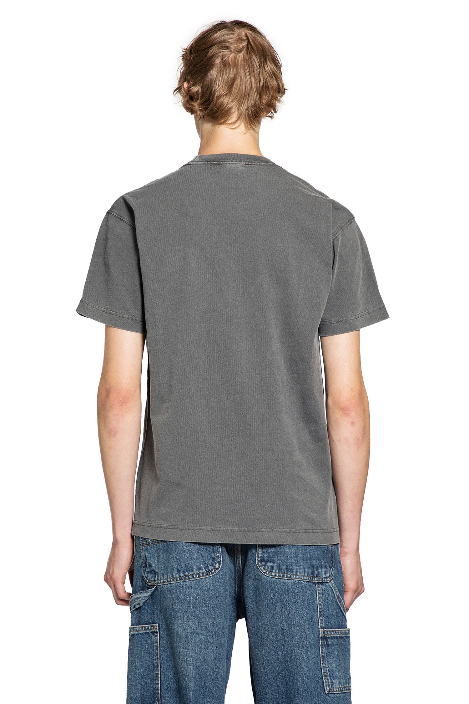 CARHARTT WIP MAN GREY T-SHIRTS & TANK TOPS