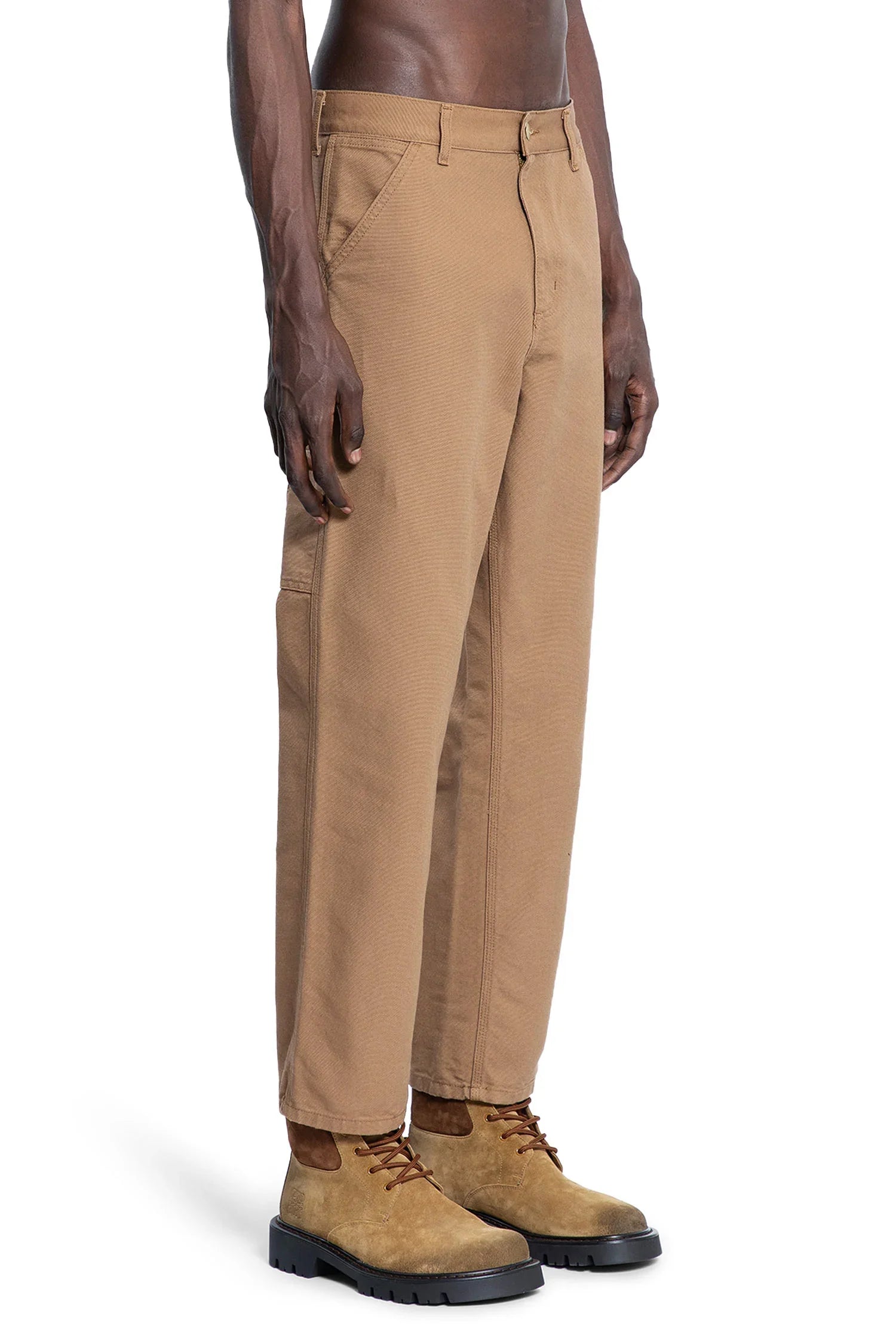 CARHARTT WIP MAN BROWN JEANS - Antonioli.eu
