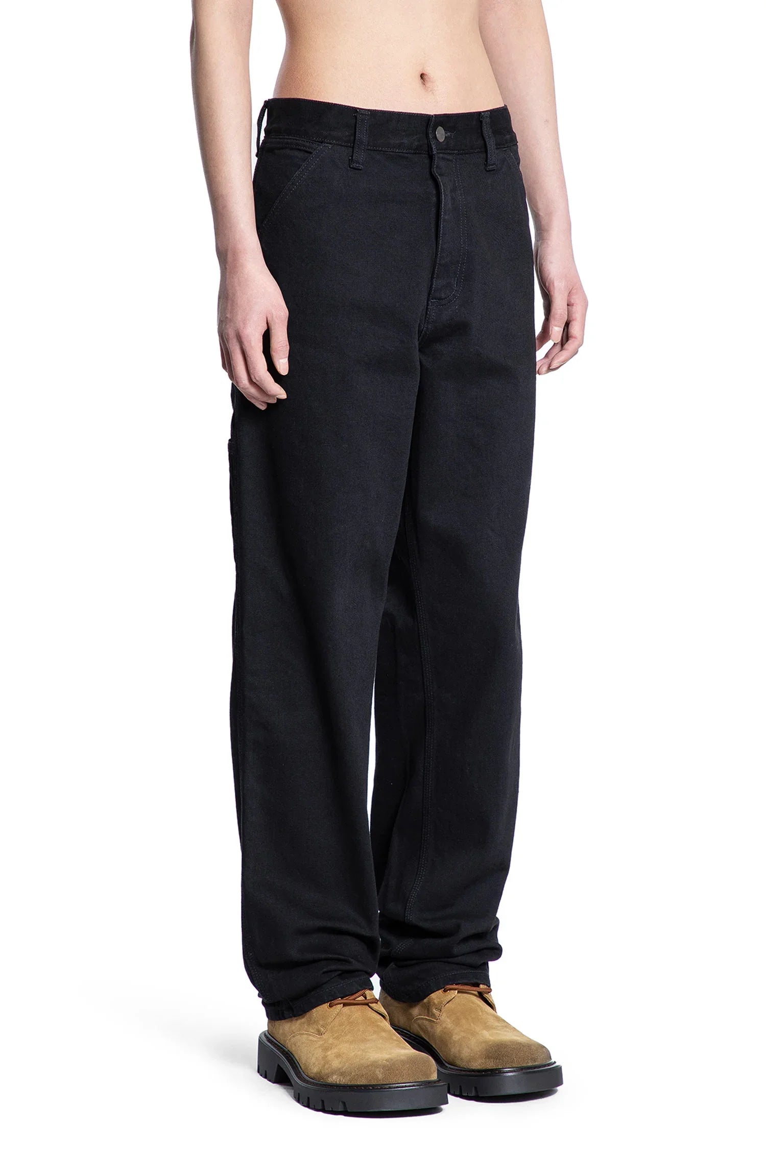 CARHARTT WIP MAN BLACK JEANS - Antonioli.eu