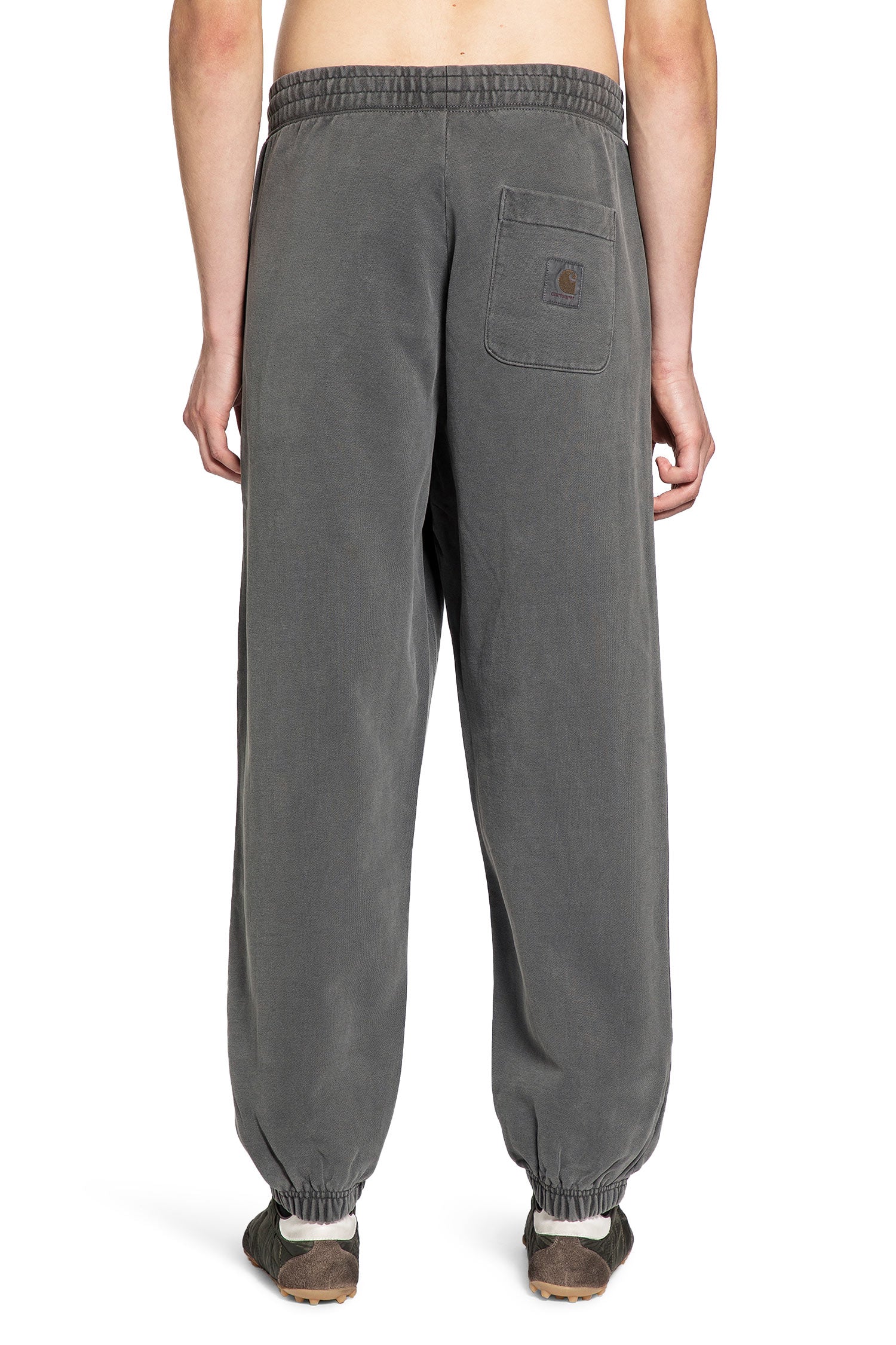 CARHARTT WIP MAN GREY TROUSERS