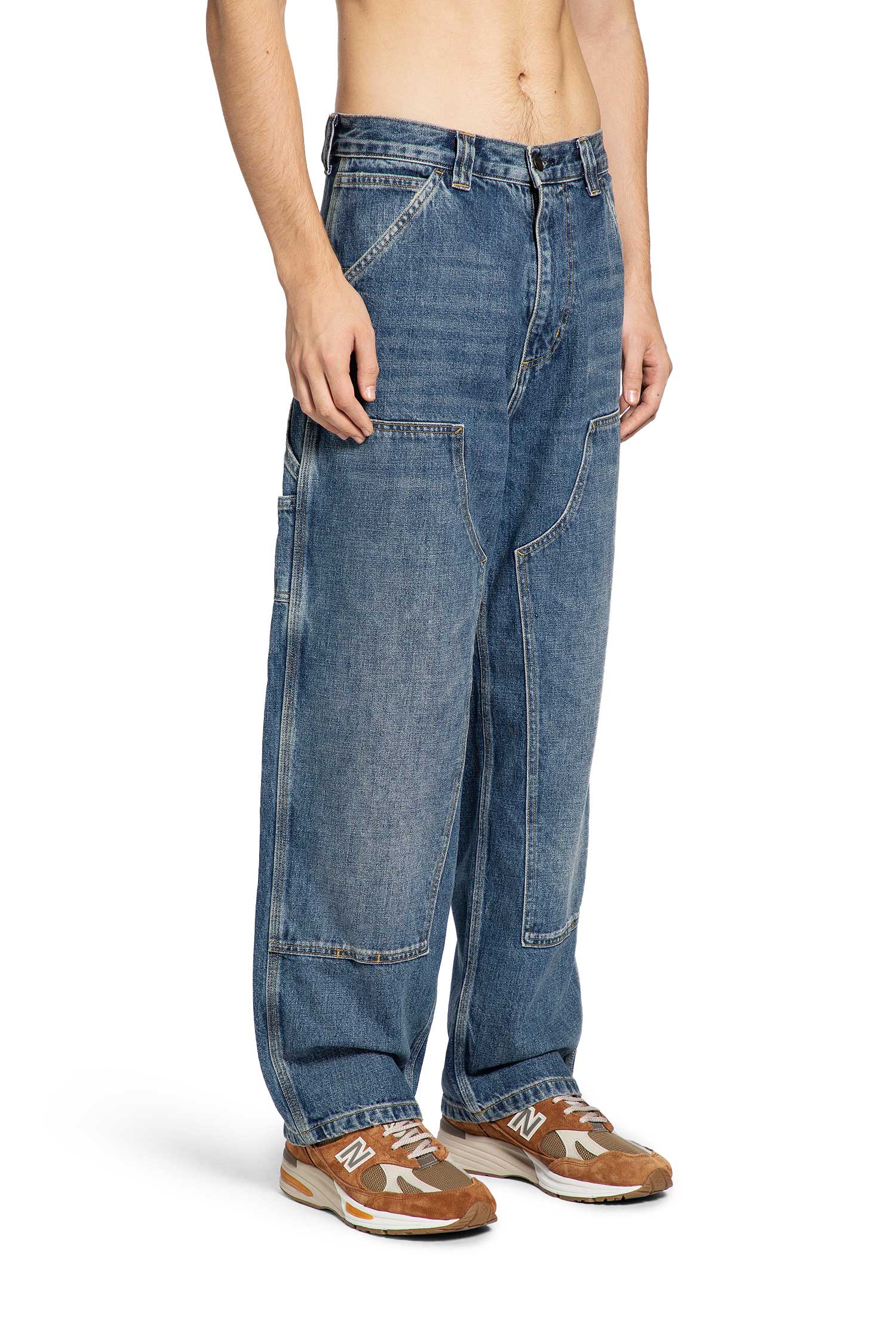 CARHARTT WIP MAN BLUE JEANS