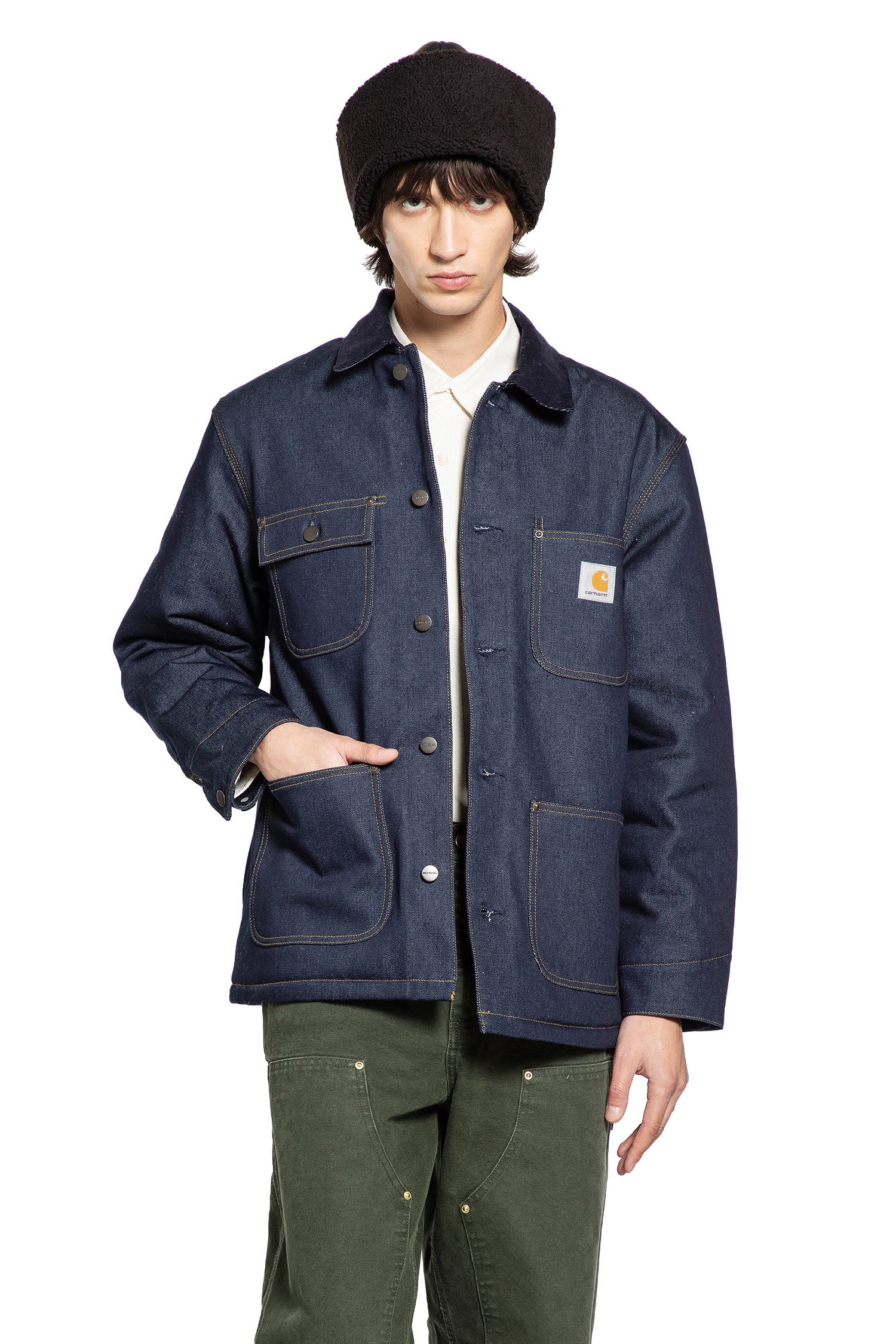 CARHARTT WIP MAN BLUE COATS - Antonioli.eu