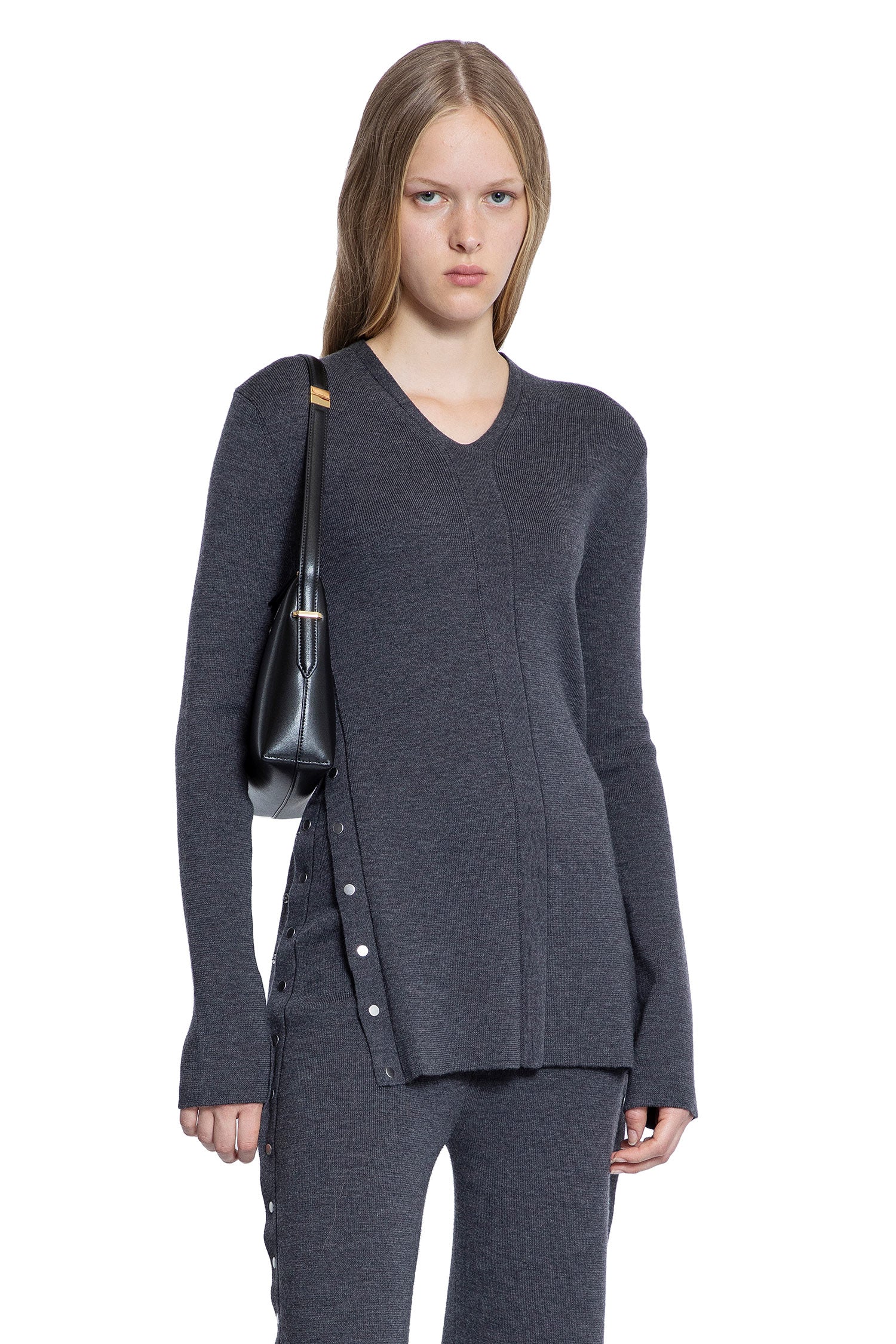 V-Neck Wool Jumper - Antonioli.eu