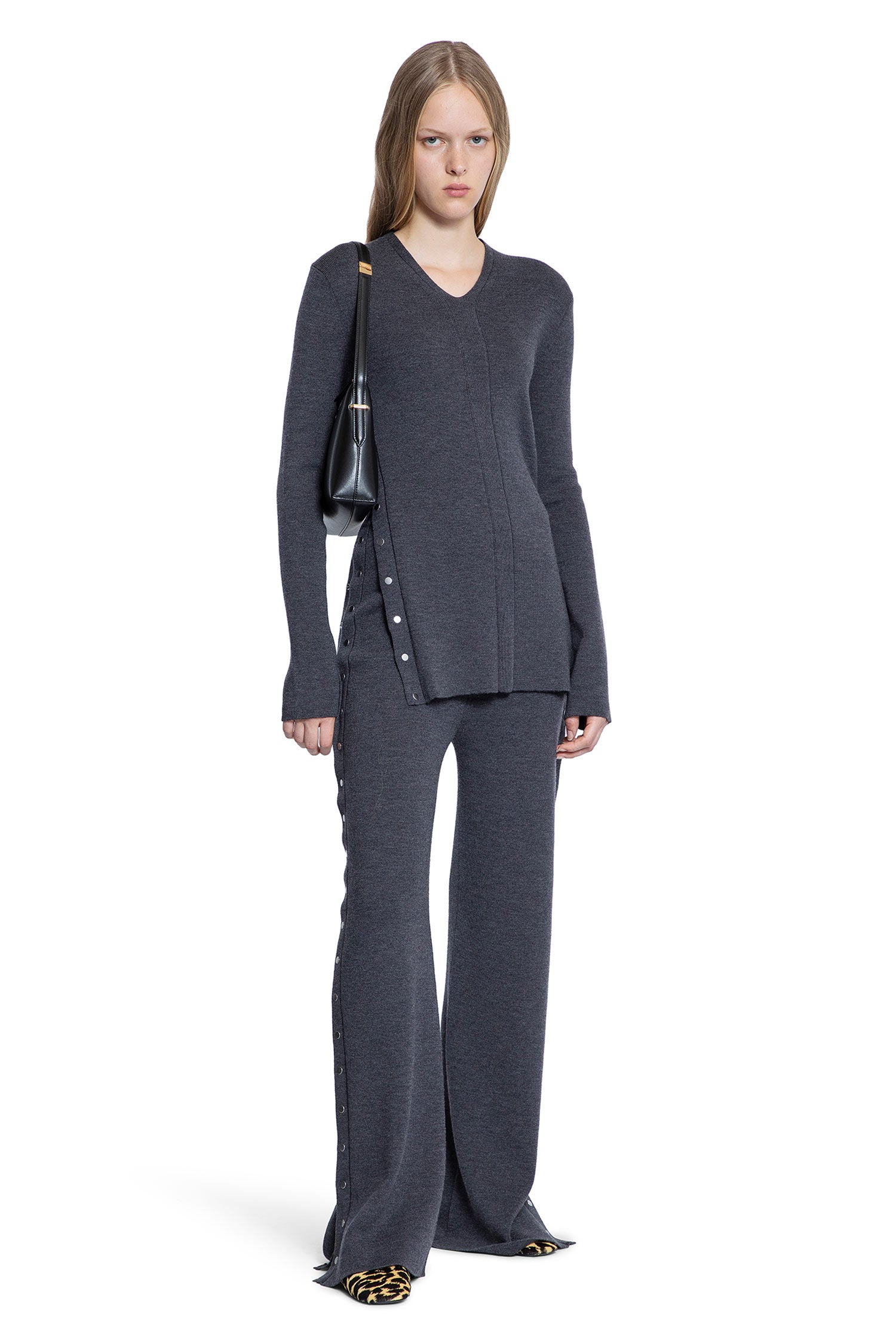 V-Neck Wool Jumper - Antonioli.eu