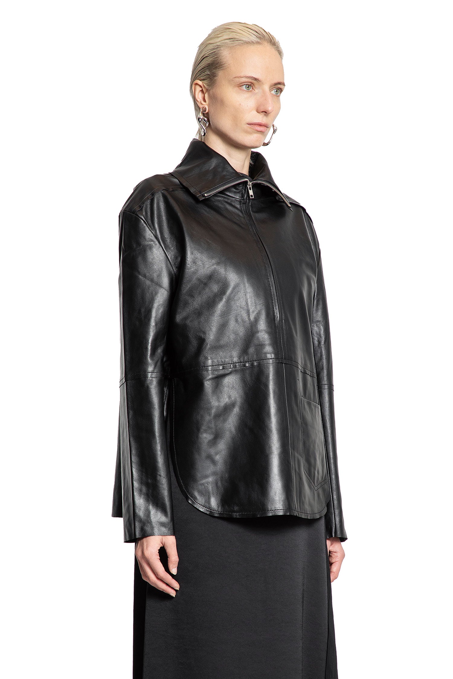 Cityscape Leather Vest - Antonioli.eu