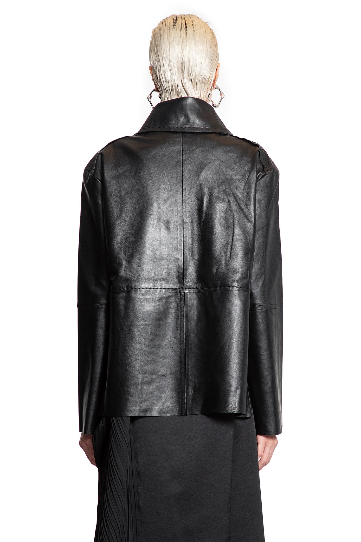 Cityscape Leather Vest - Antonioli.eu