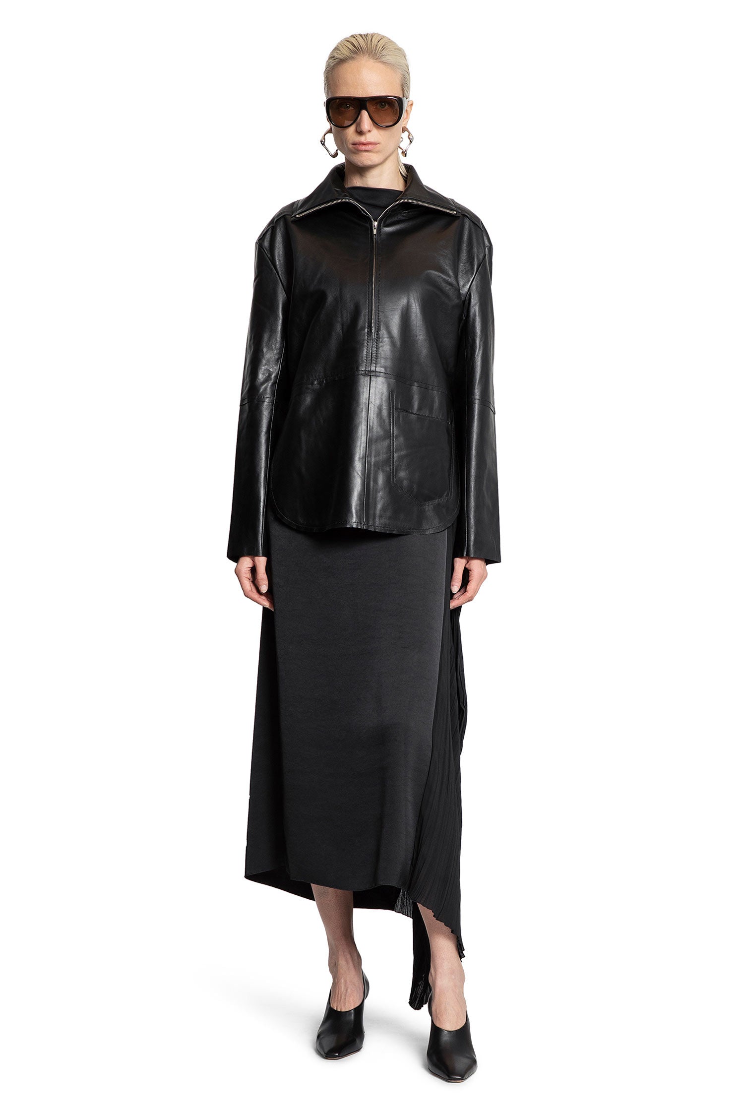 Cityscape Leather Vest - Antonioli.eu