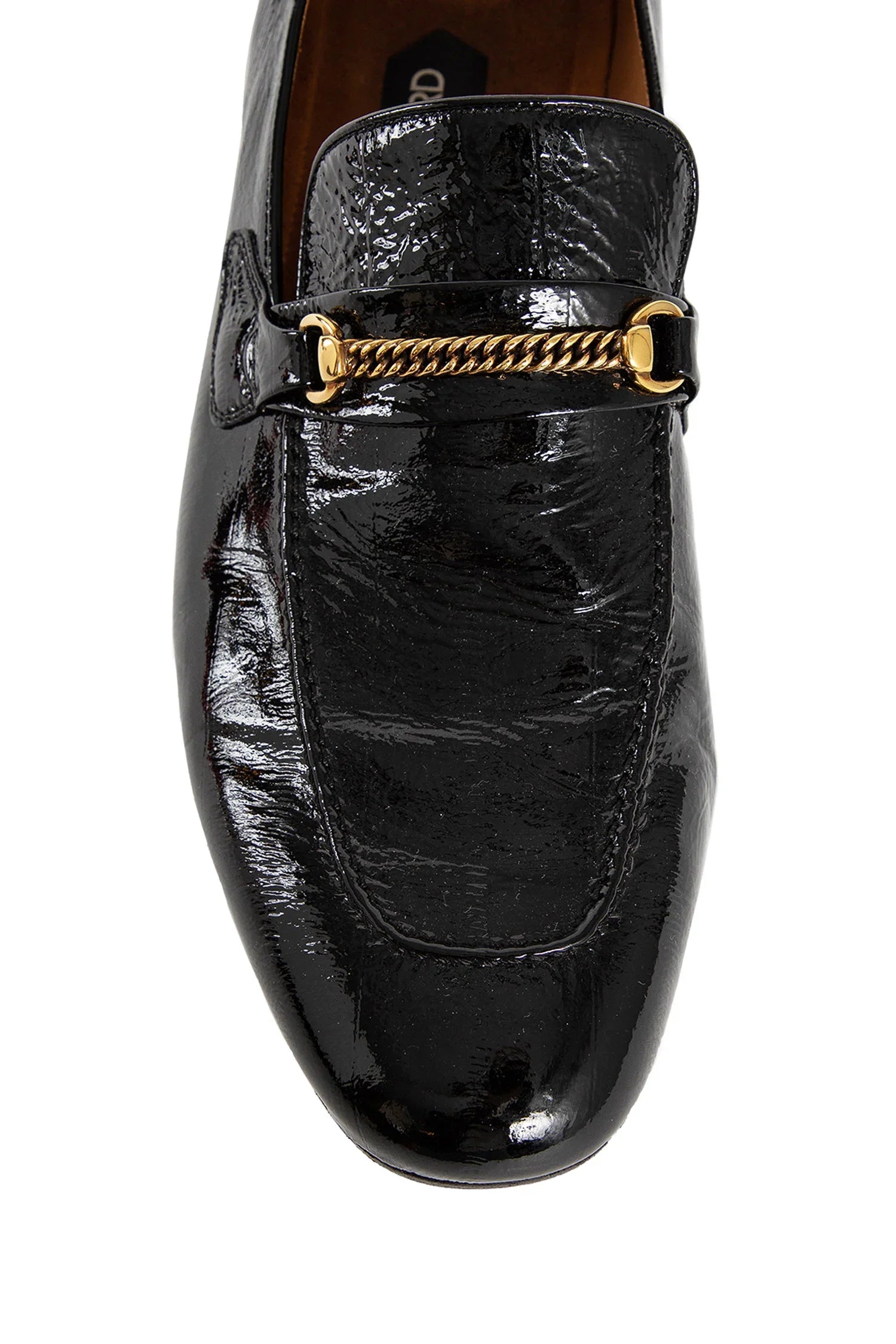Printed Patent Eel Gigi Chain Loafers - Antonioli.eu