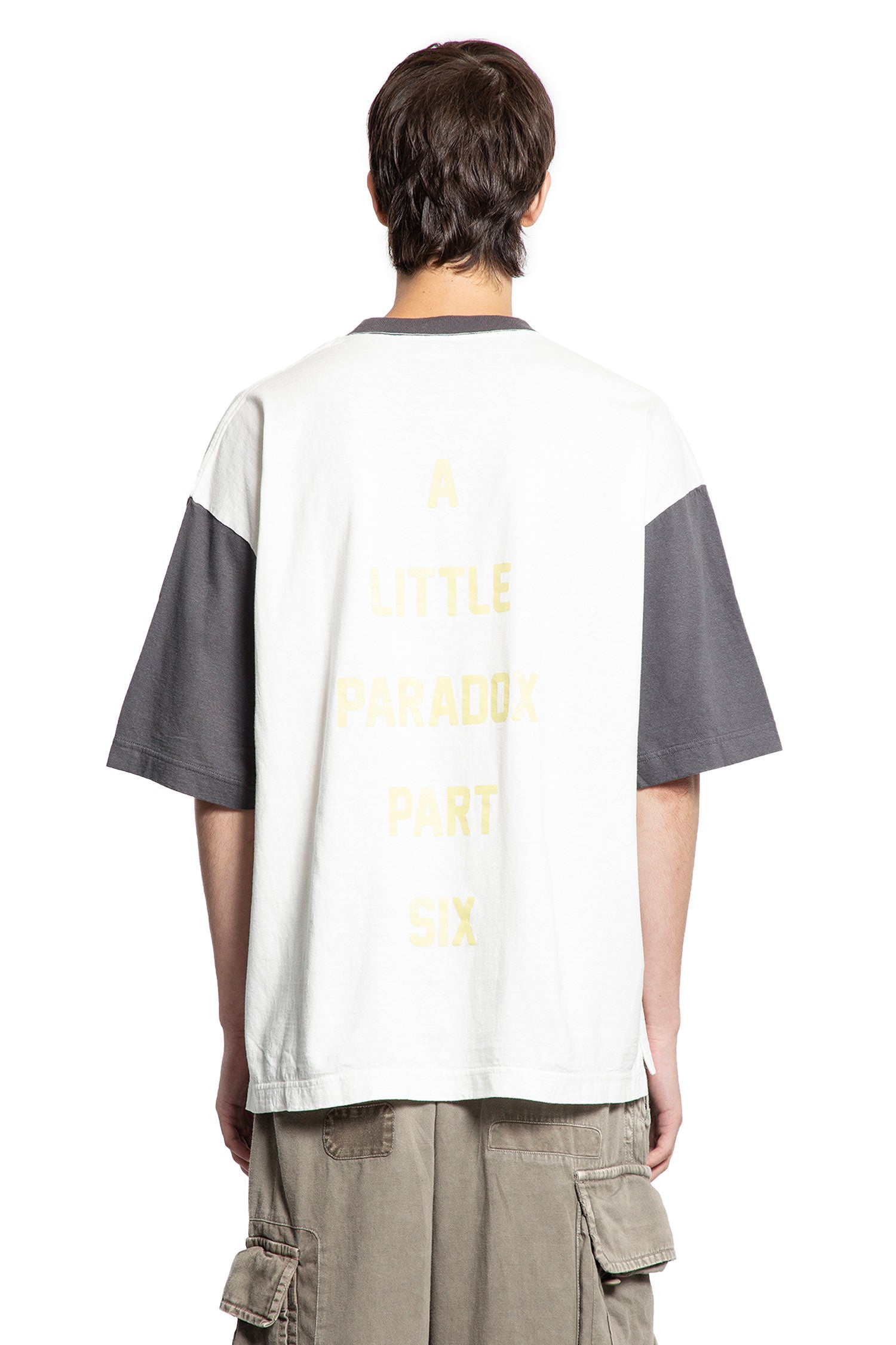 Smiley Face Printed Ringer Tee - Antonioli.eu