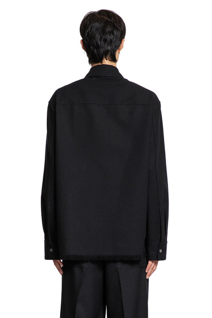 Wool Shirt with Eyelets - Antonioli.eu