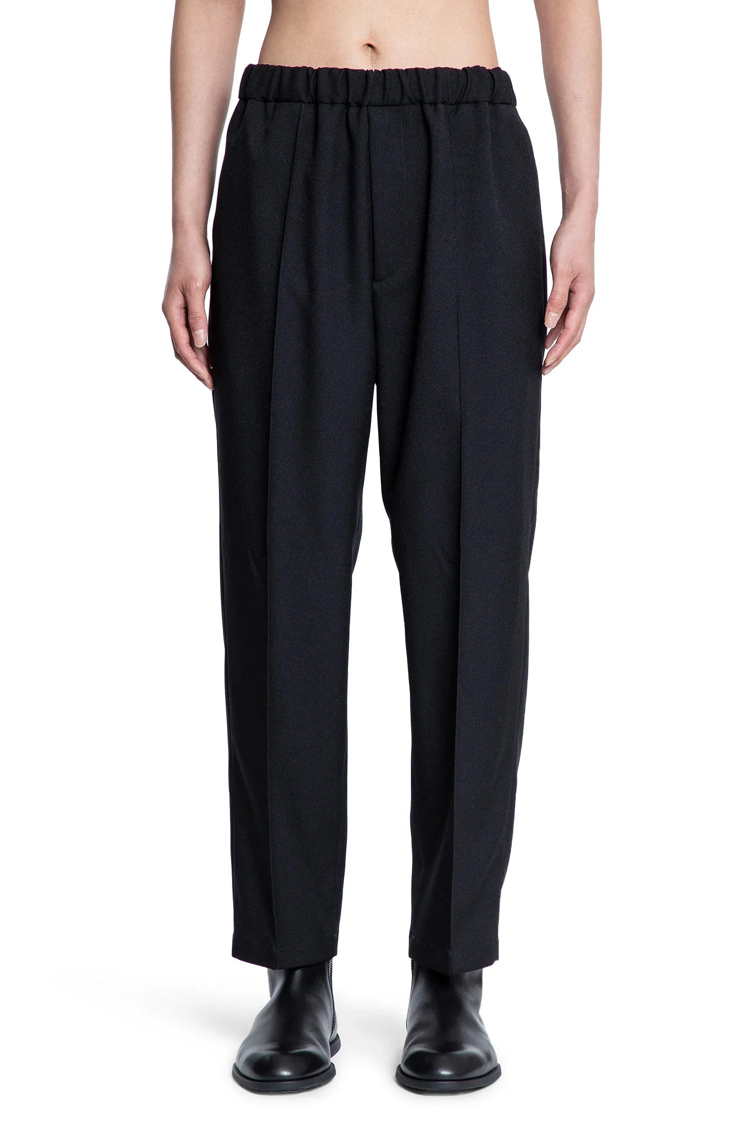 JIL SANDER MAN BLACK TROUSERS - Antonioli.eu