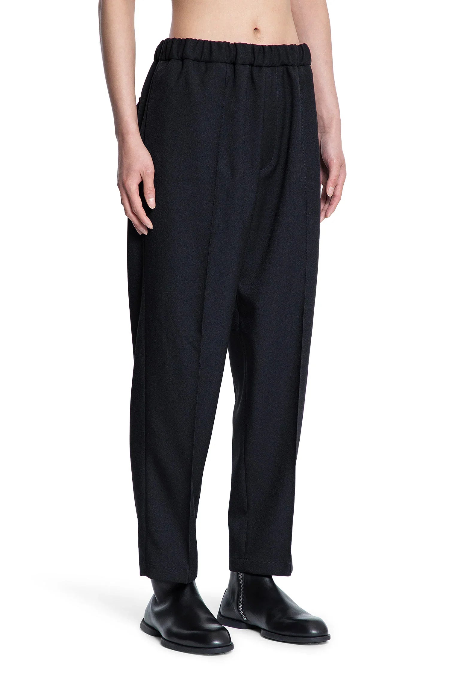 JIL SANDER MAN BLACK TROUSERS - Antonioli.eu