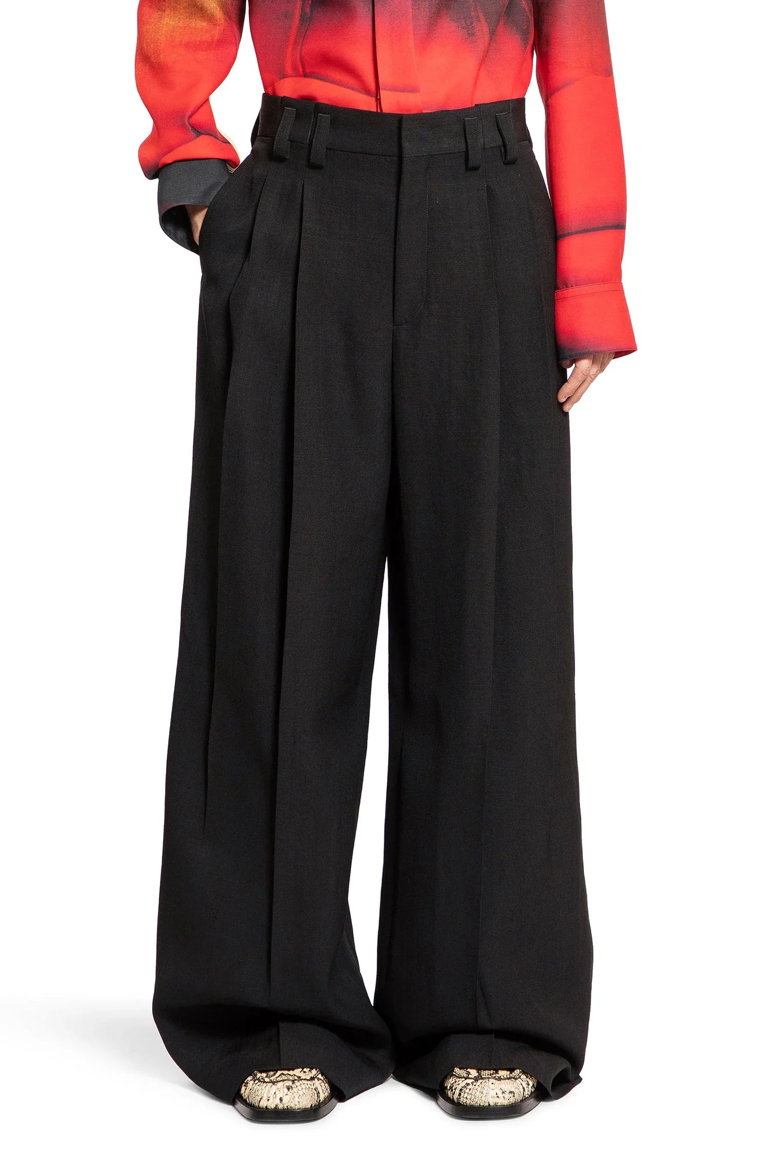 パンツ jil sander archive wide straight pants パンツ jil sander