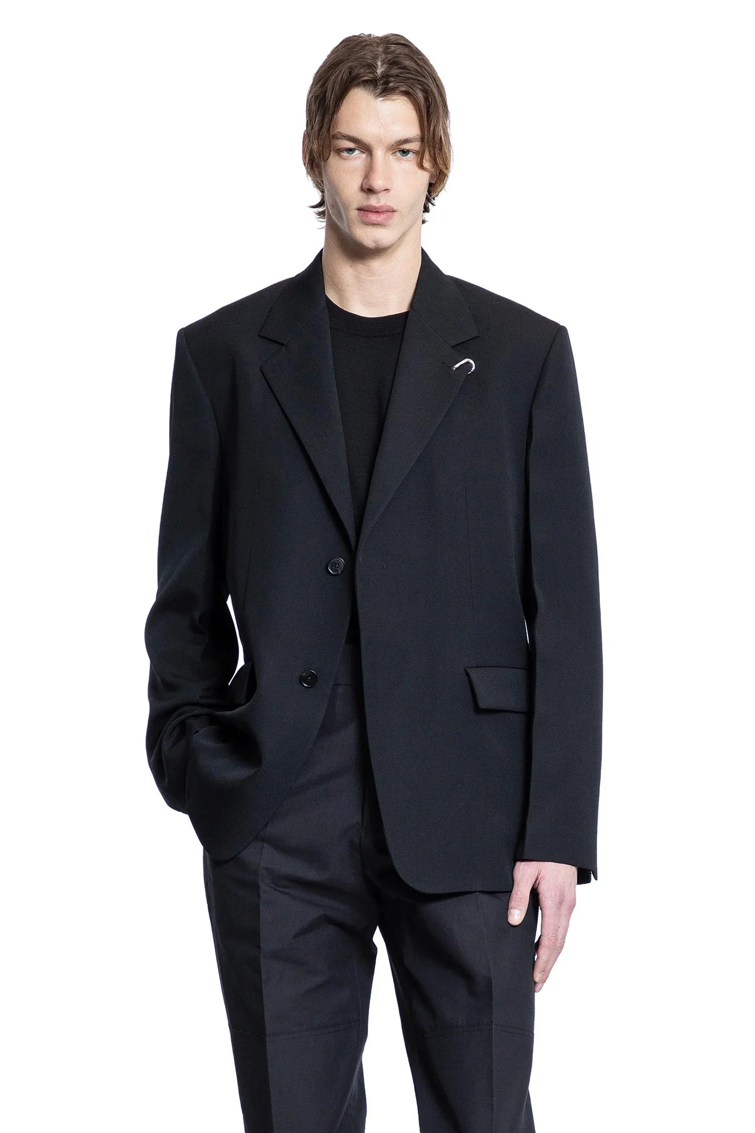JIL SANDER MAN BLACK BLAZERS - Antonioli.eu