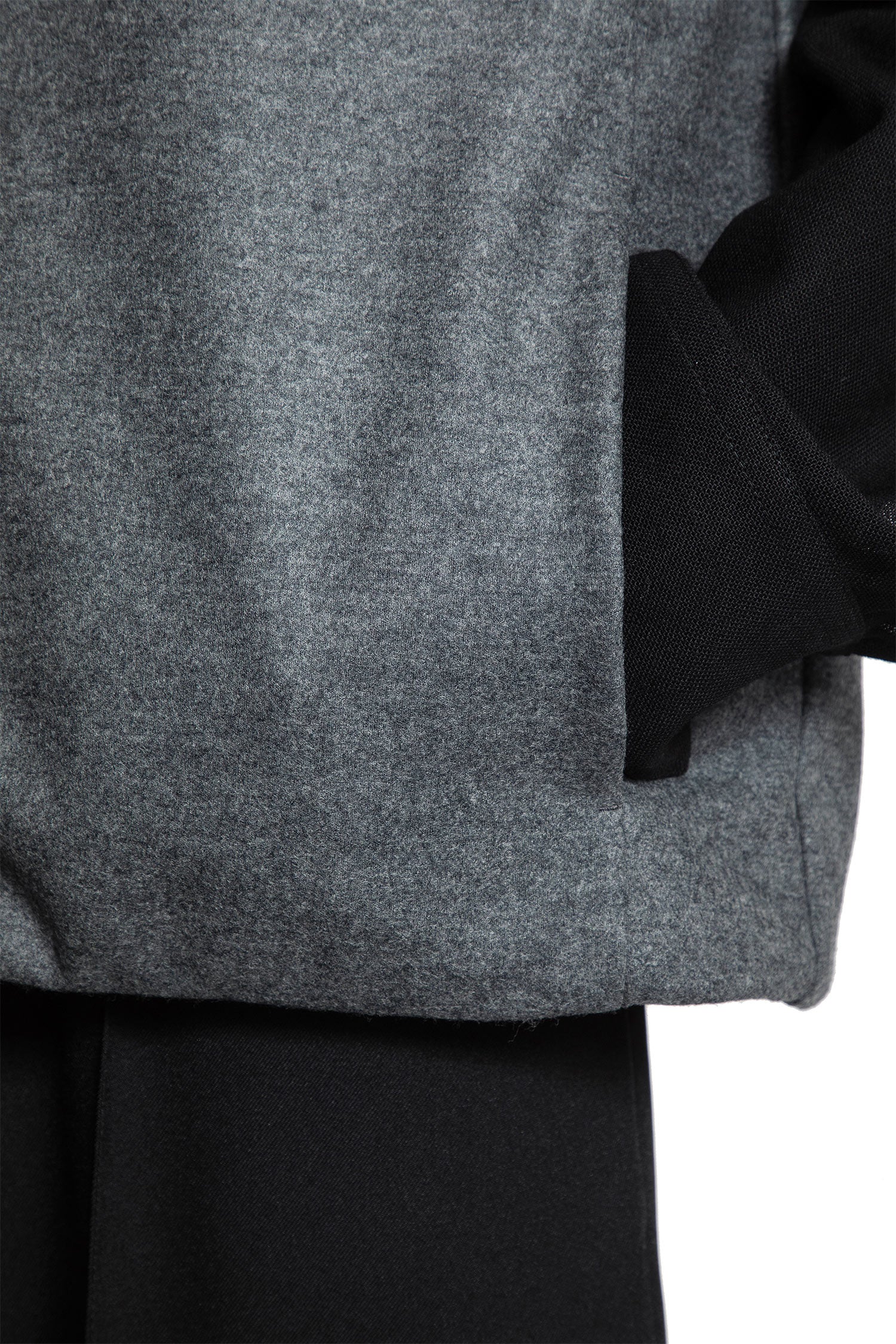 Gilet matelassé en laine Melton