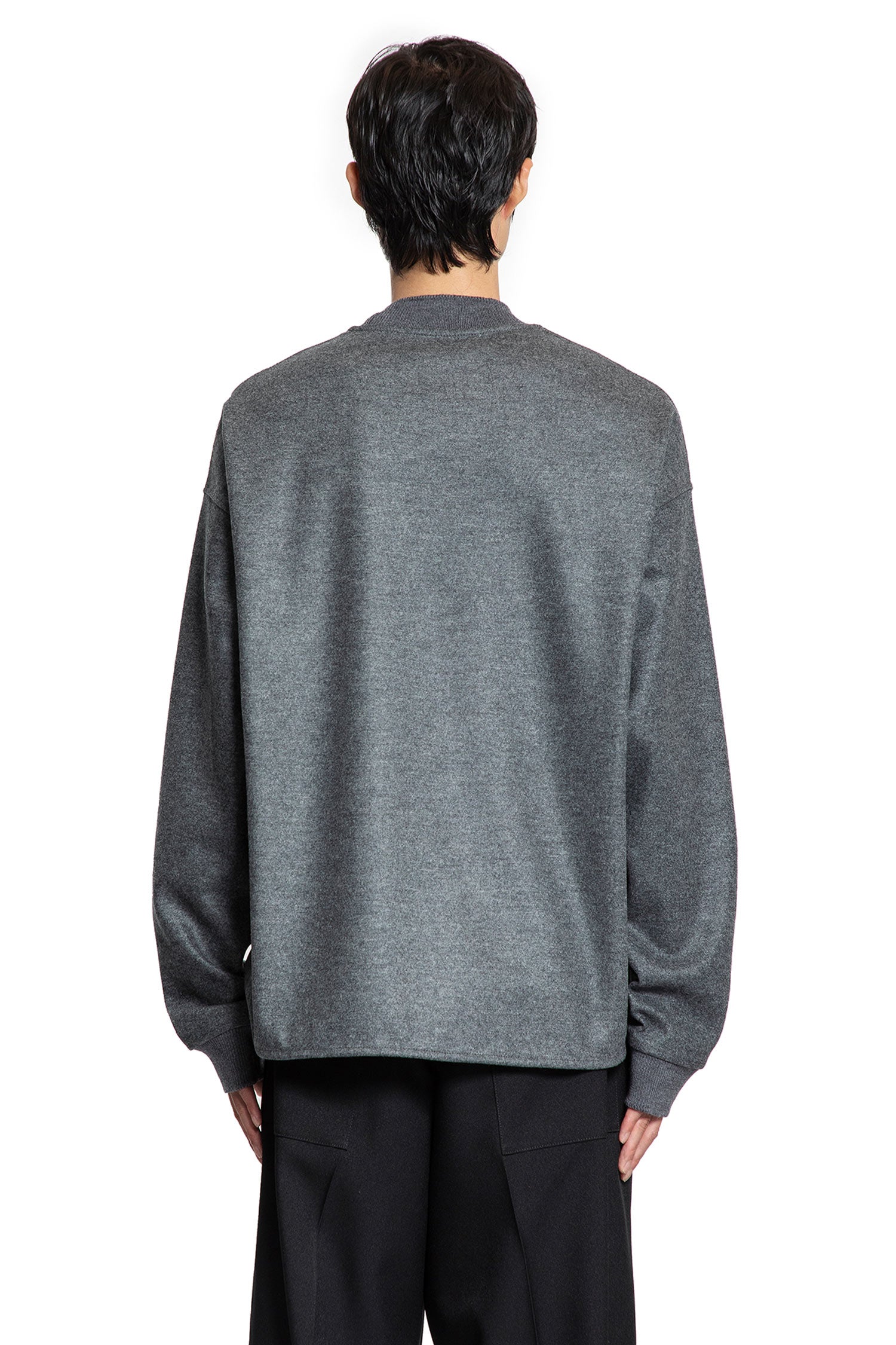 Wool Melton Sweatshirt - Antonioli.eu