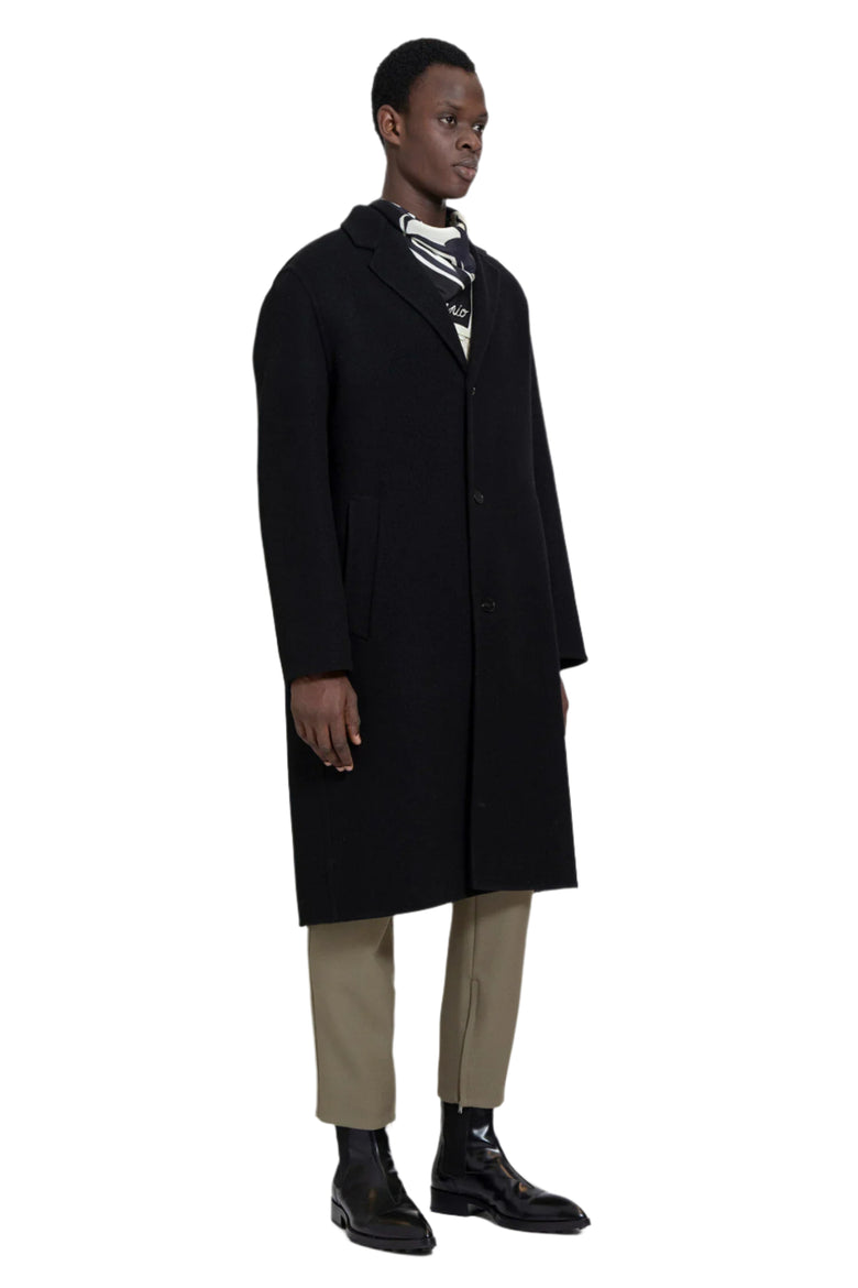 JIL SANDER MAN BLACK COATS - Antonioli.eu