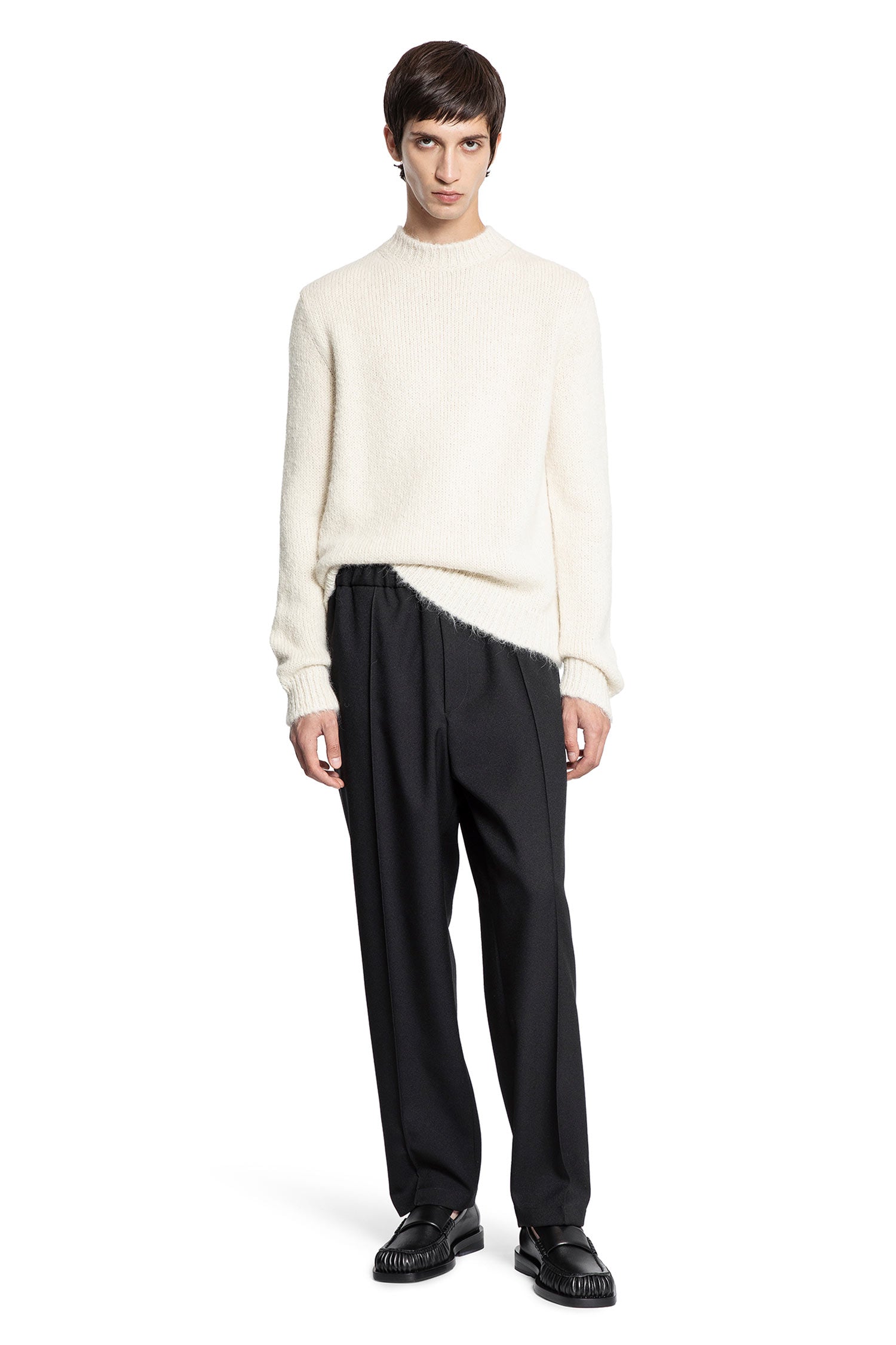 Midweight Alpaca Wool Sweater - Antonioli.eu