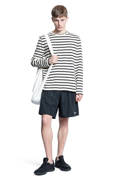 Cotton Jersey Stripe Long Sleeve T-Shirt - Antonioli.eu