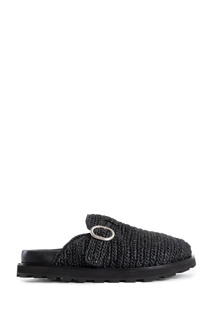 Raffia buckle clogs - Antonioli.eu