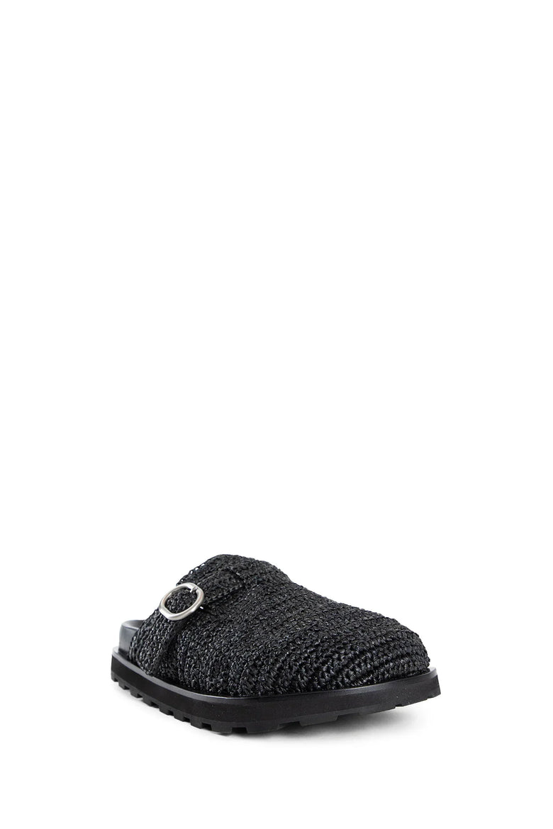 Raffia buckle clogs - Antonioli.eu
