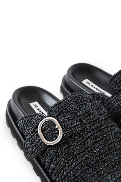 Raffia buckle clogs - Antonioli.eu