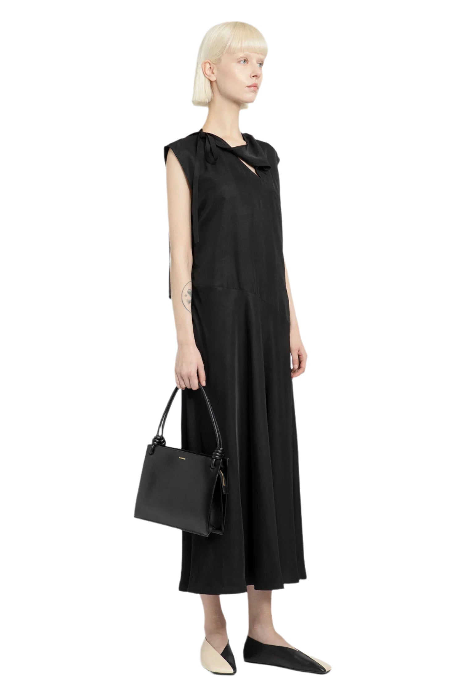 JIL SANDER WOMAN BLACK DRESSES - Antonioli.eu