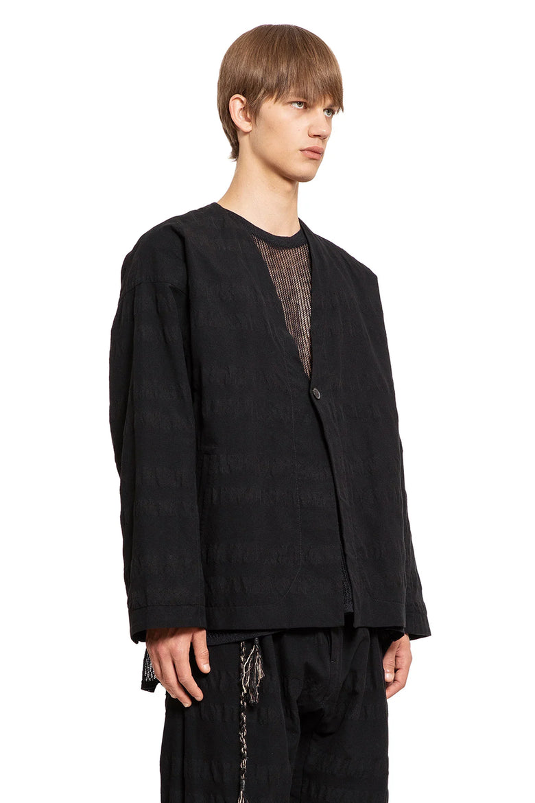 Unlined collarless blazer - Antonioli.eu