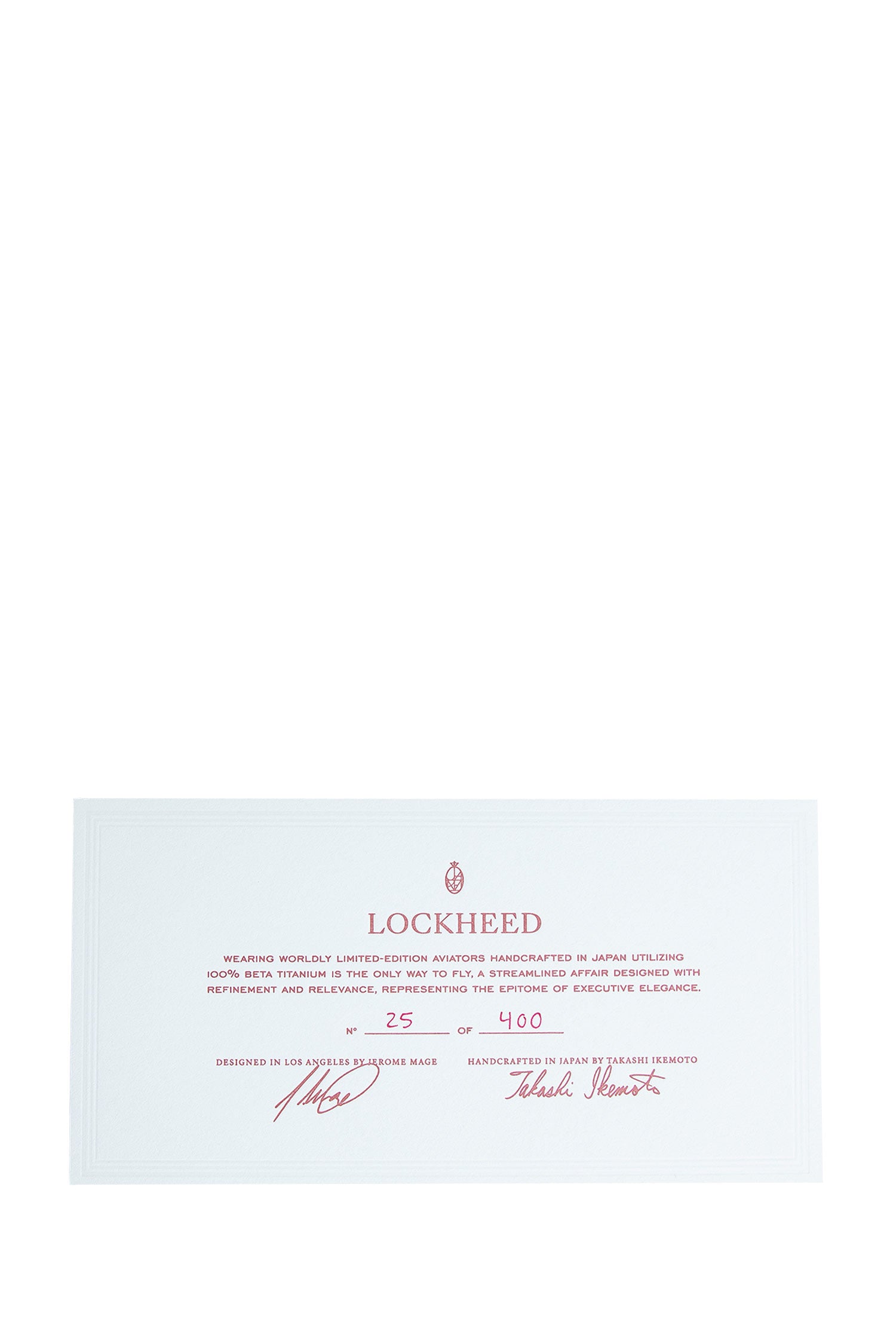 Lockheed Sunglasses - Antonioli.eu