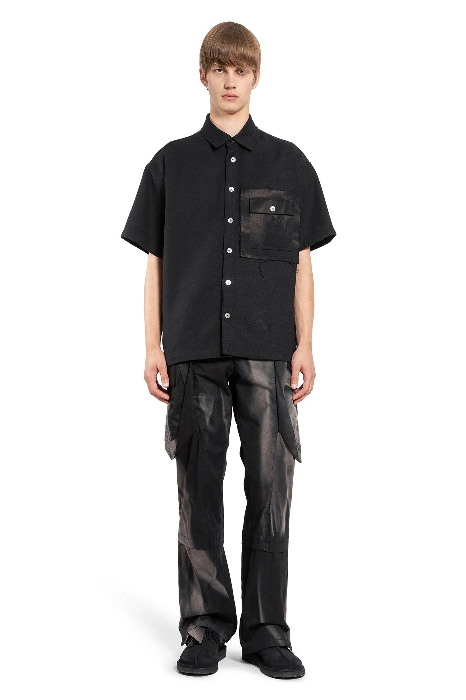 Sunbleached Draped Pocket Trousers - Antonioli.eu