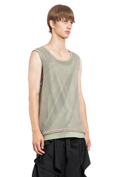 Sunbleached Layered Mesh Tank Top - Antonioli.eu