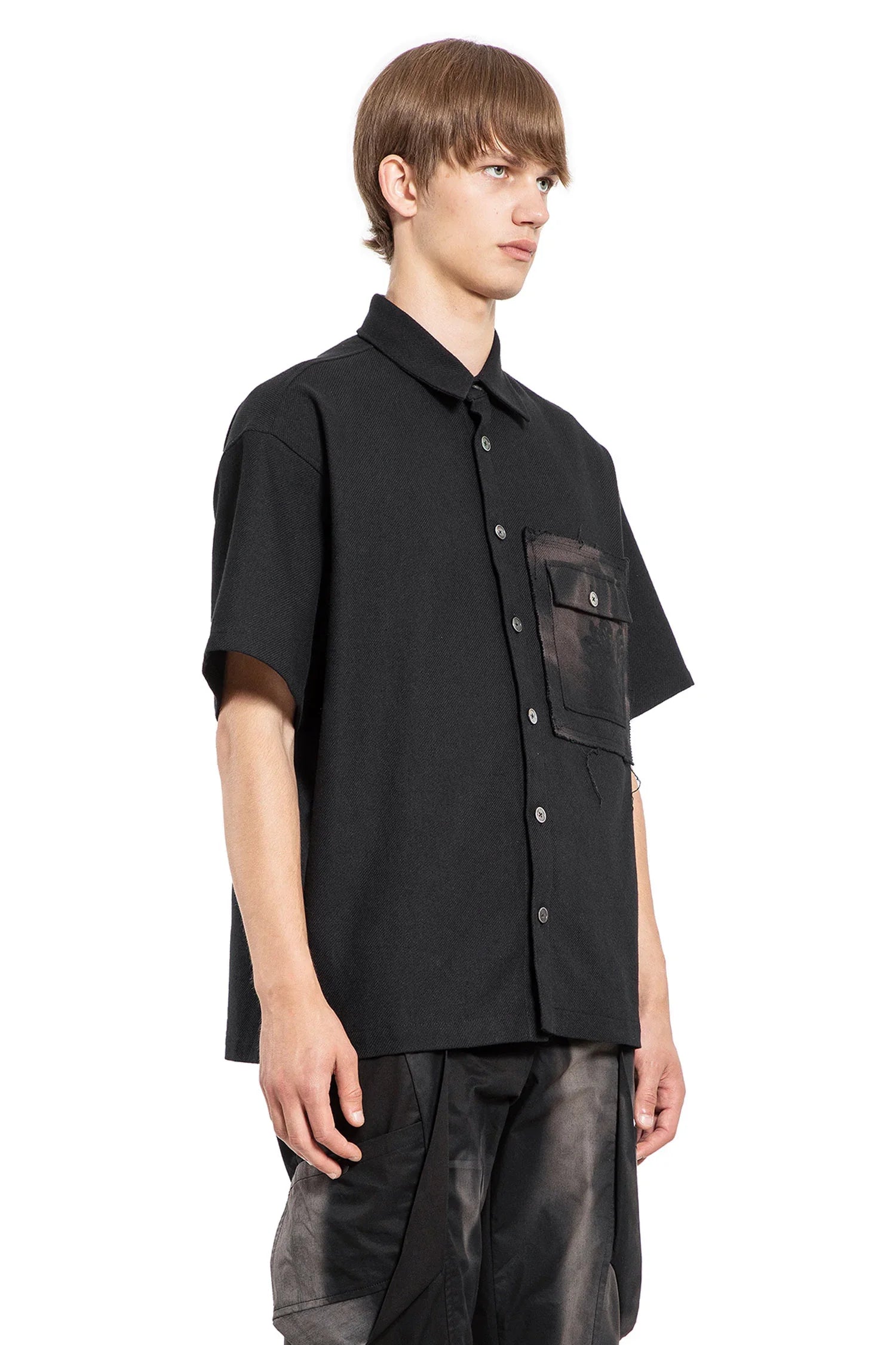 Sunbleached Patch Pocket Shirt - Antonioli.eu