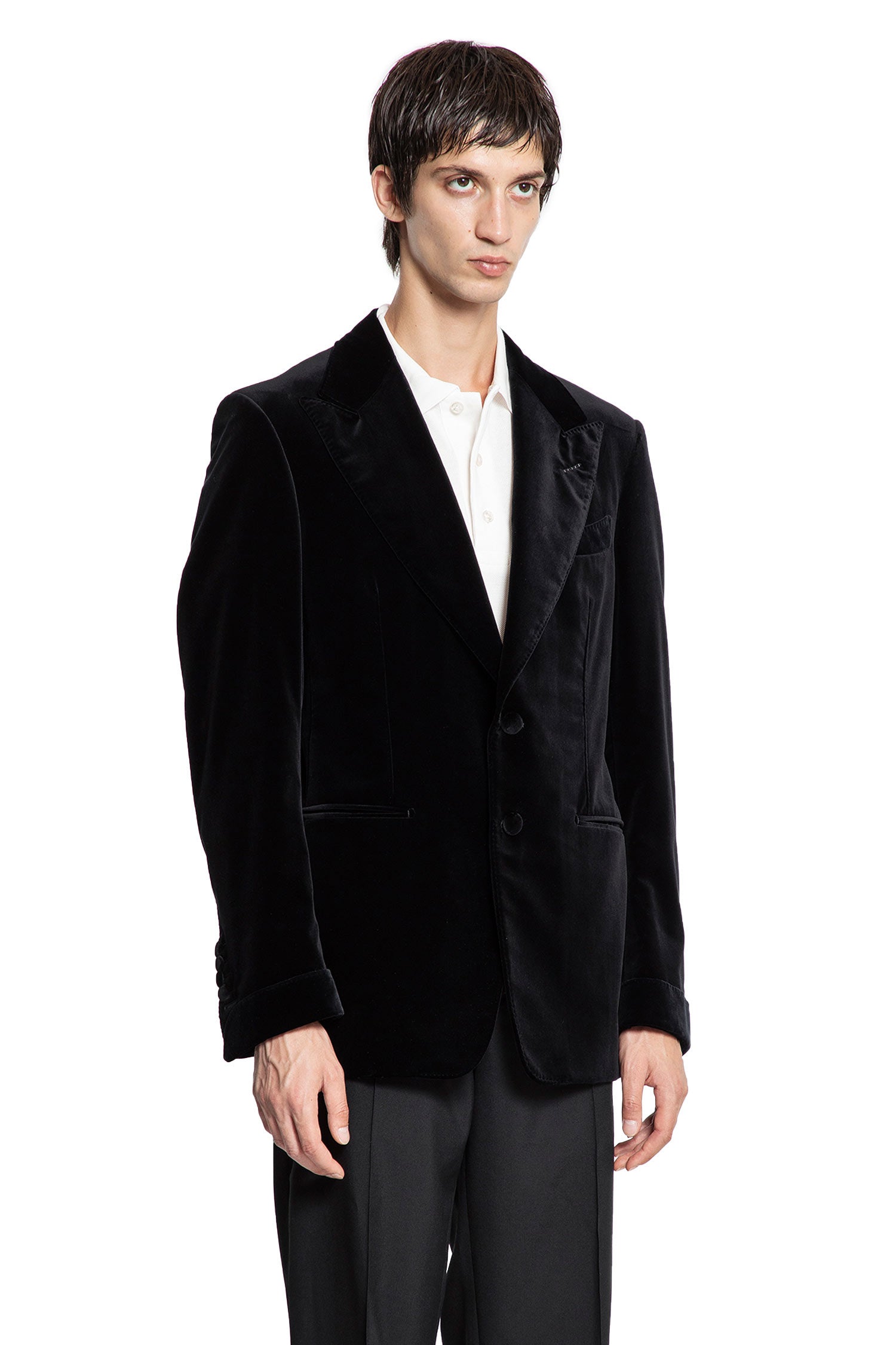 Compact Light Velvet Blazer