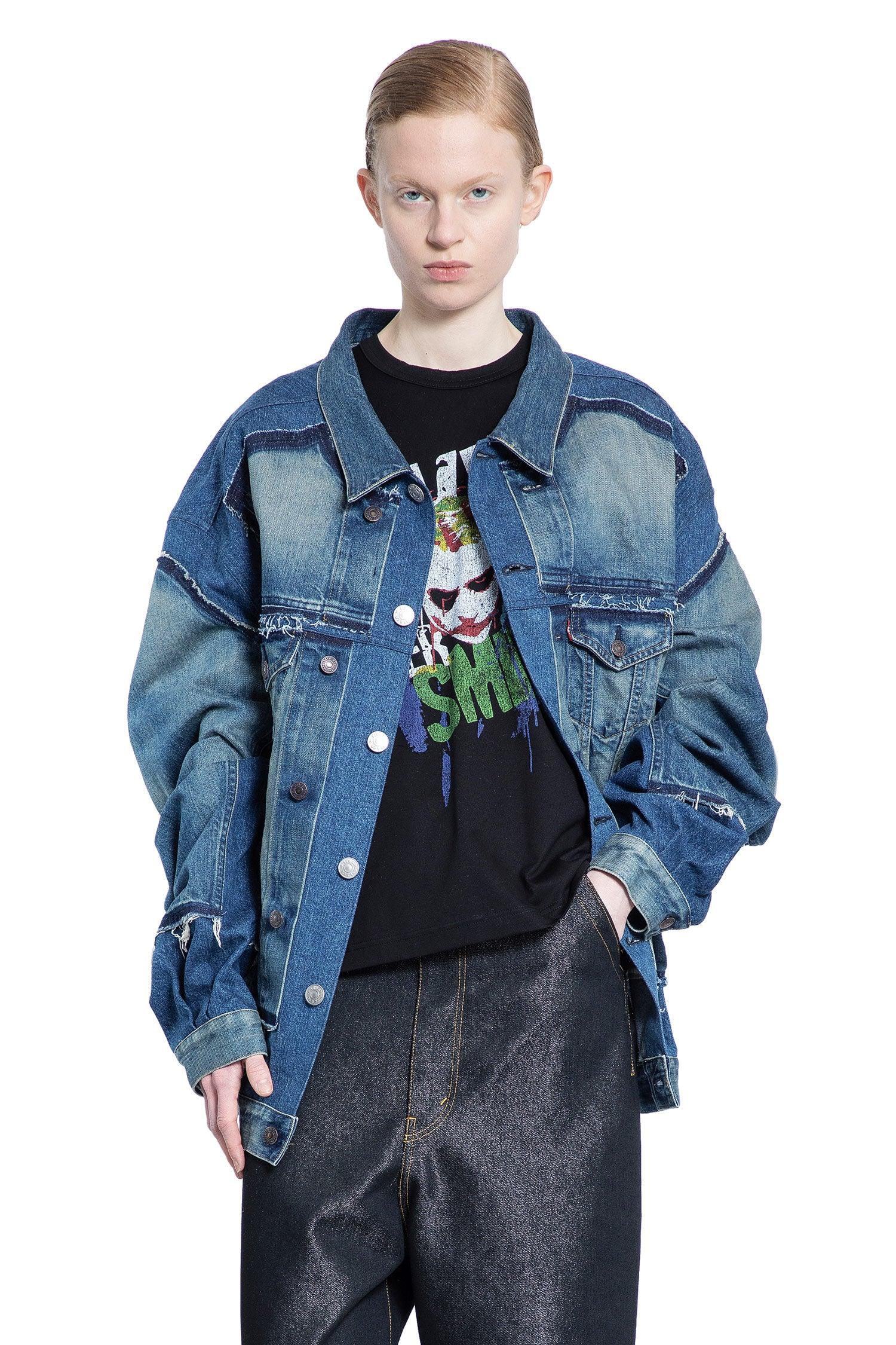 Spliced Denim Jacket - Antonioli.eu