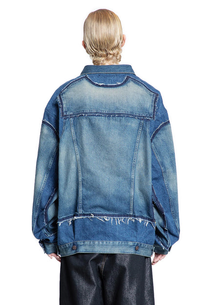 Spliced Denim Jacket - Antonioli.eu