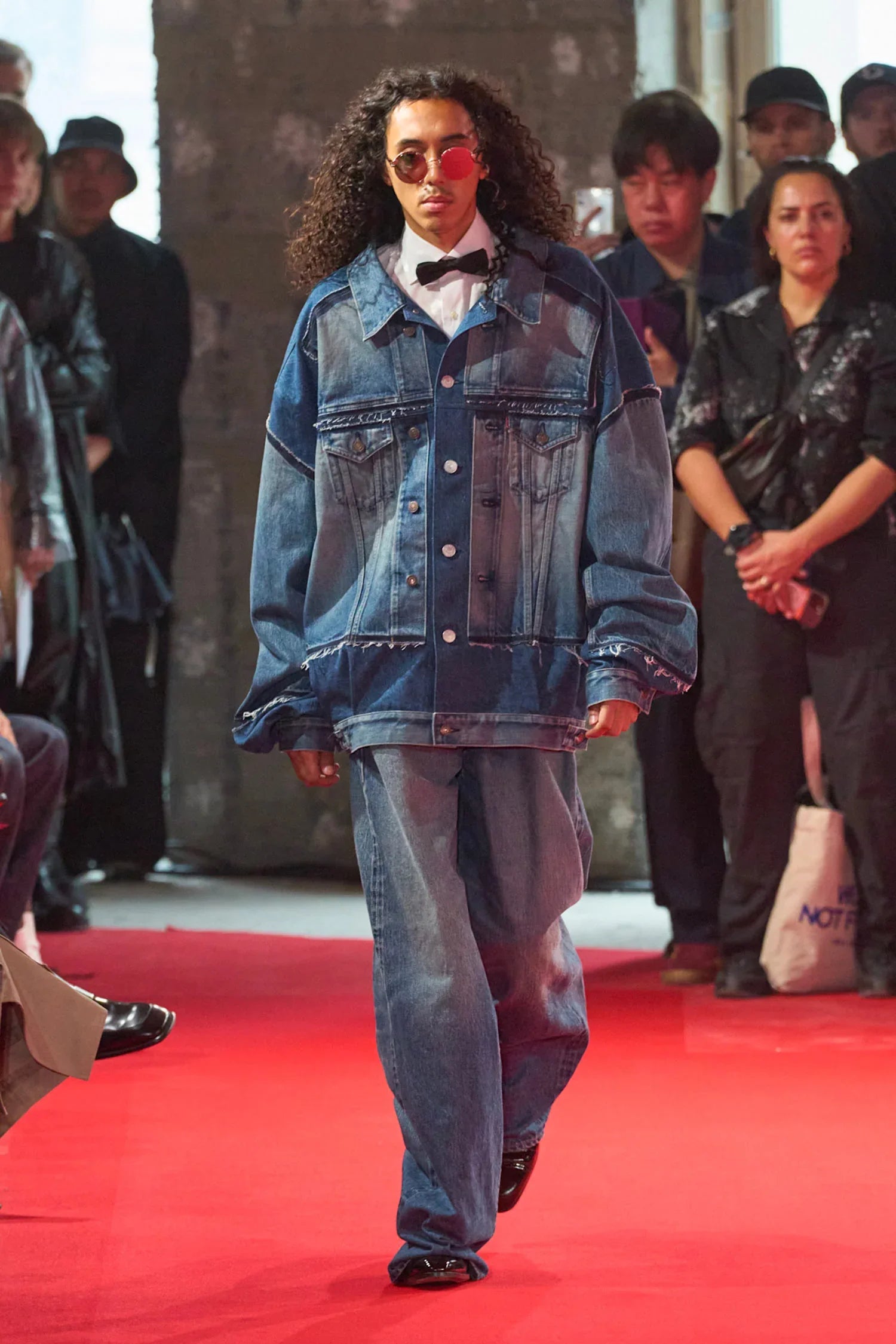 Spliced Denim Jacket - Antonioli.eu