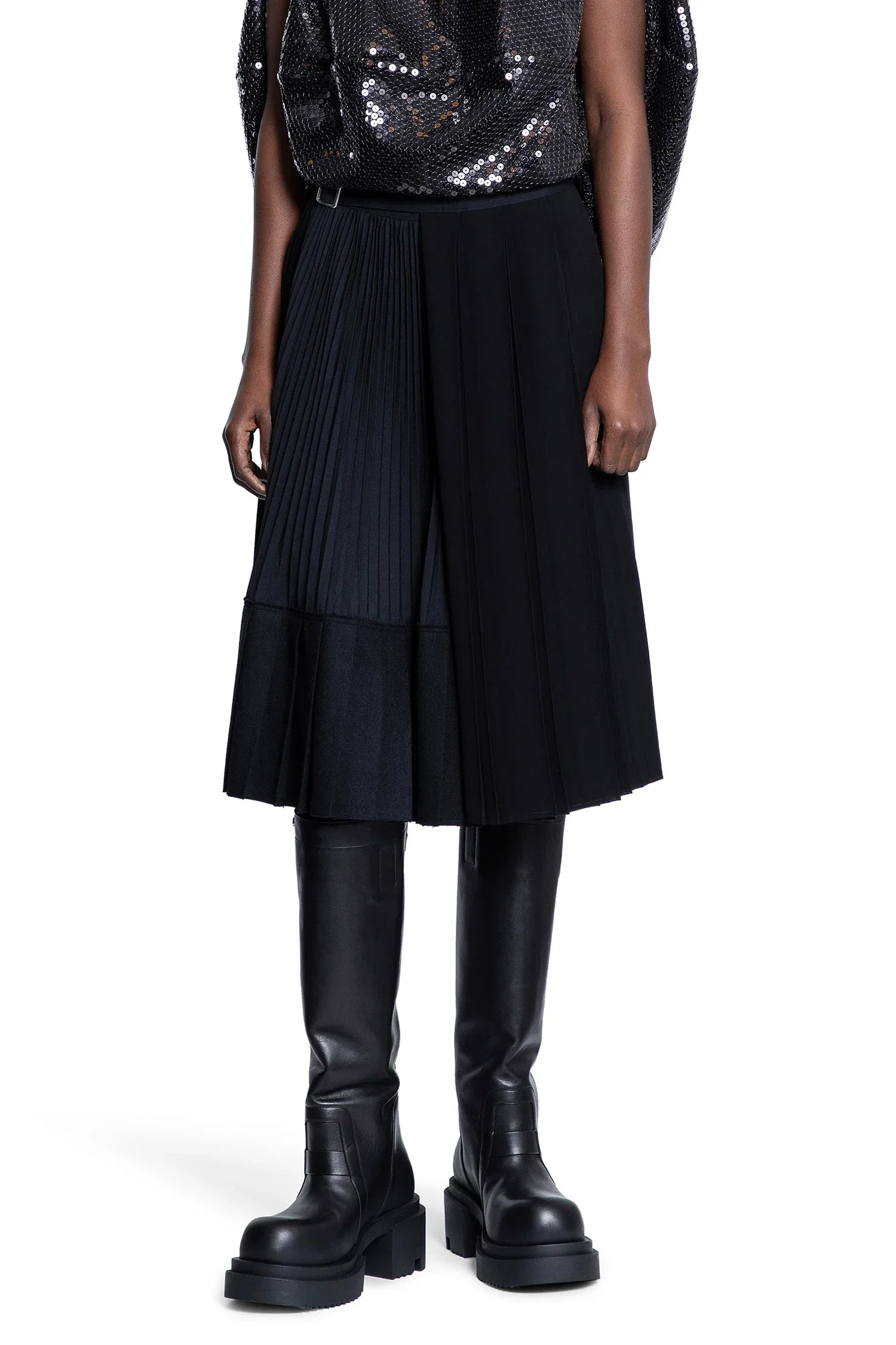 Spliced Pleated skirt - Antonioli.eu