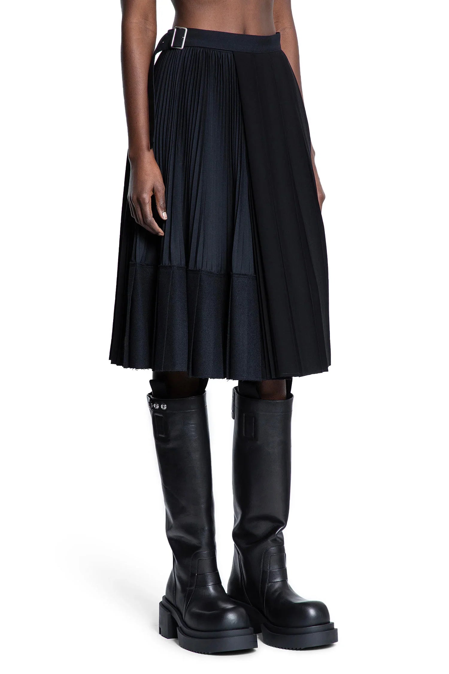 Spliced Pleated skirt - Antonioli.eu