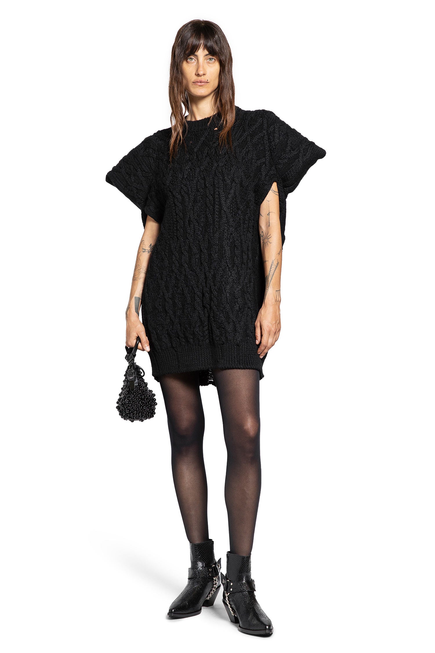 Mini Dress in Jacquard Knit