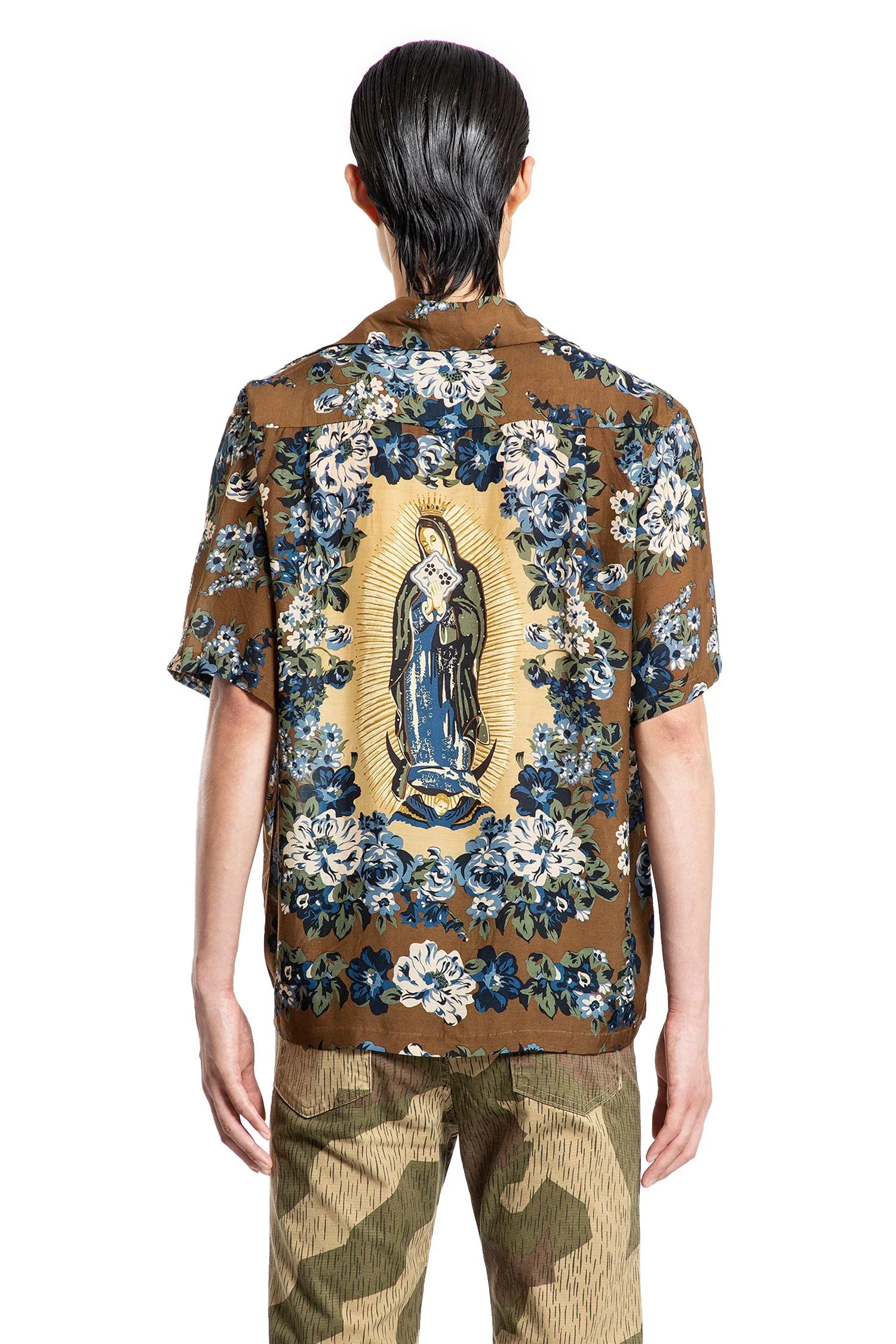 Silk Rayon Champêtre Maria Aloha Shirt - Antonioli.eu